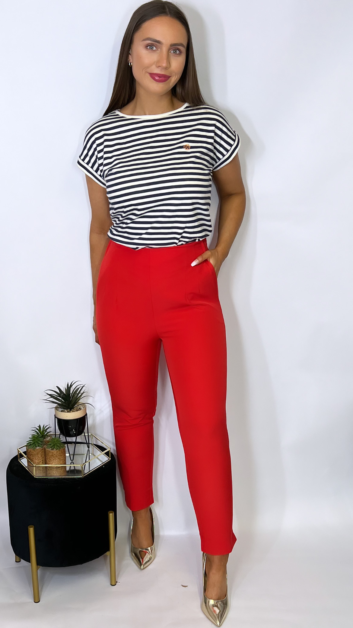 Penny Trouser Red