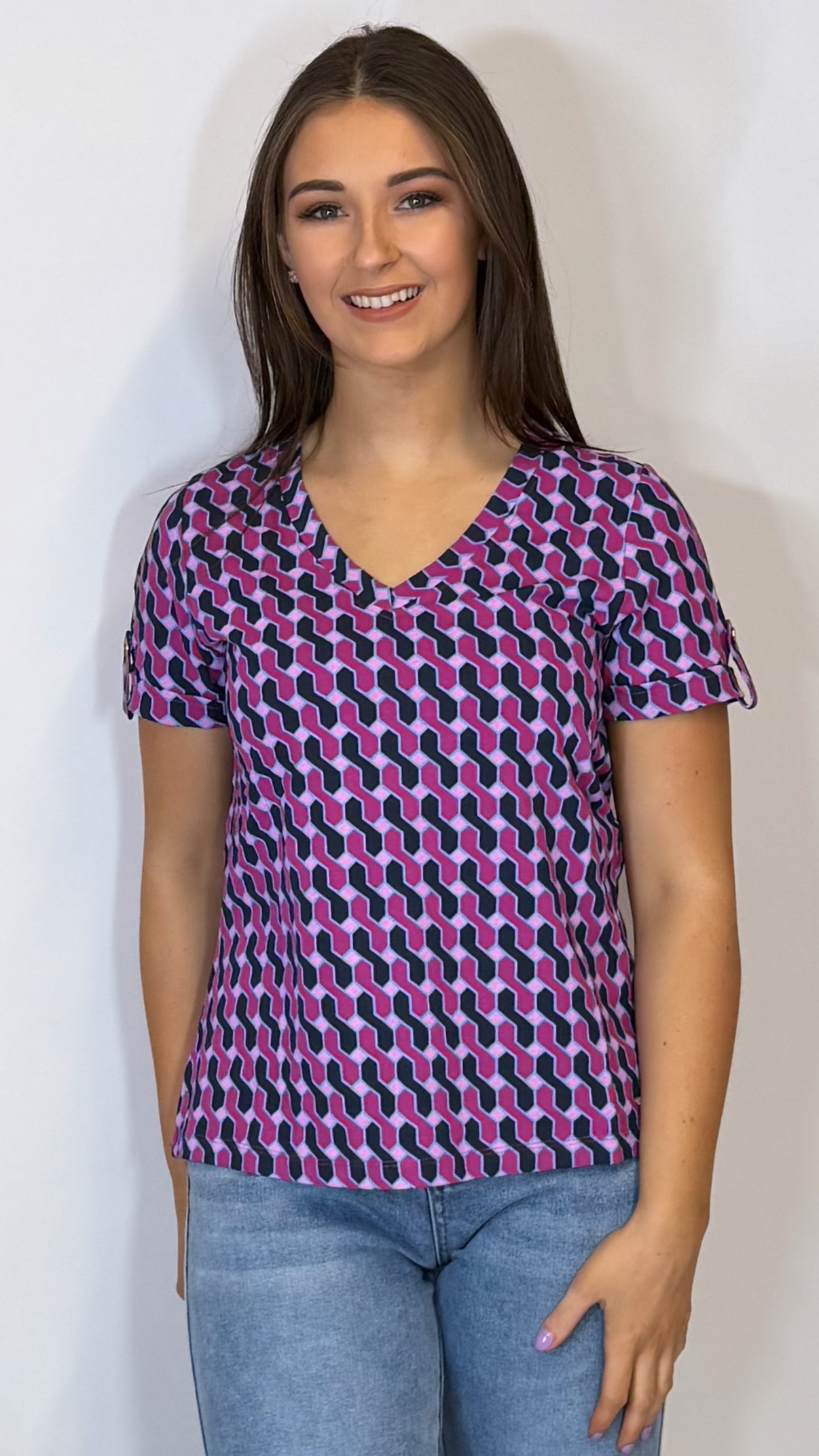 R&R Sophie Tee Navy