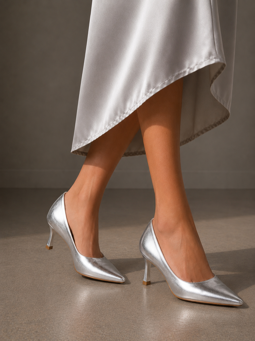Miley Heel Silver