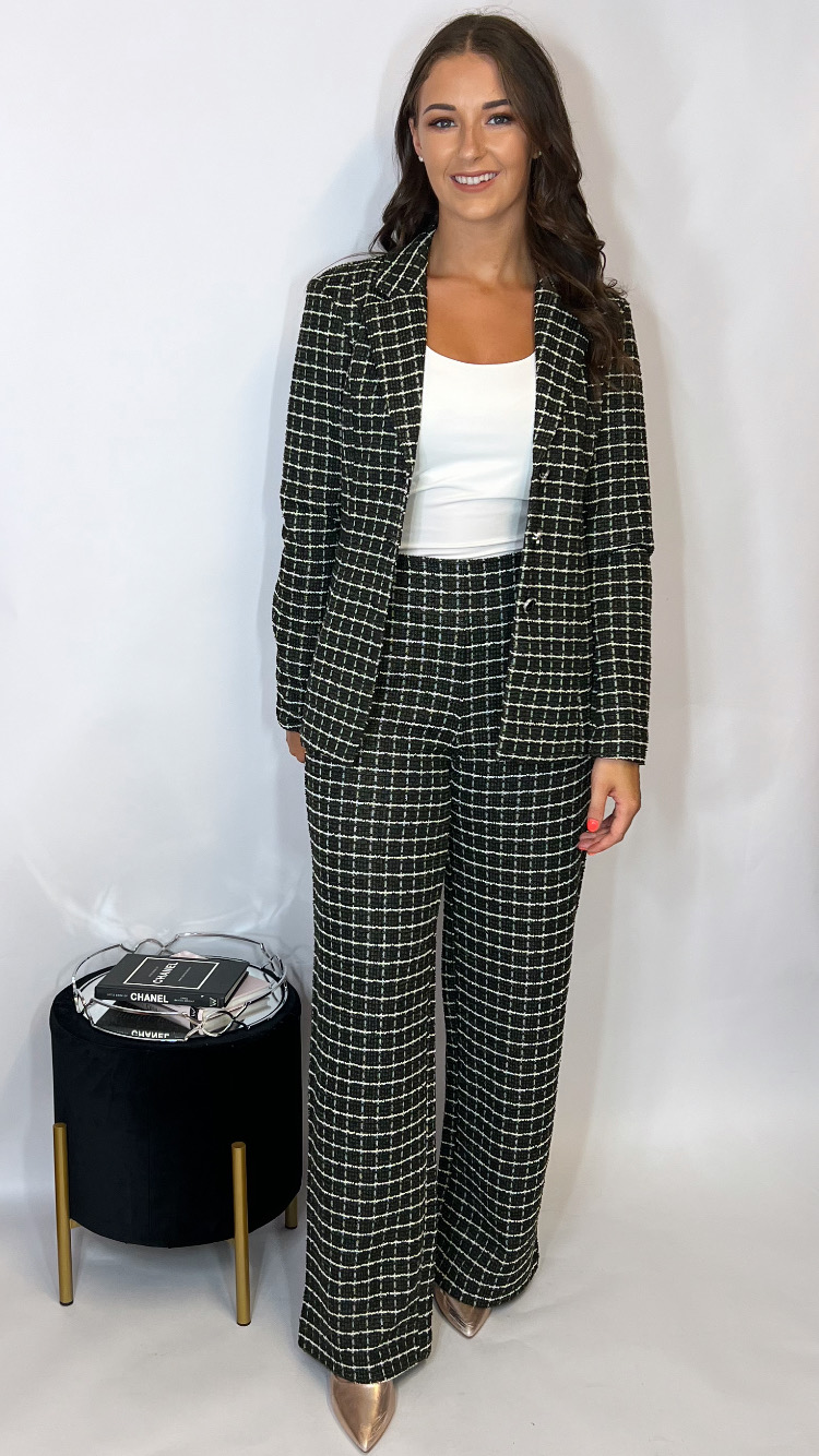 Ichi Claire Blazer Green