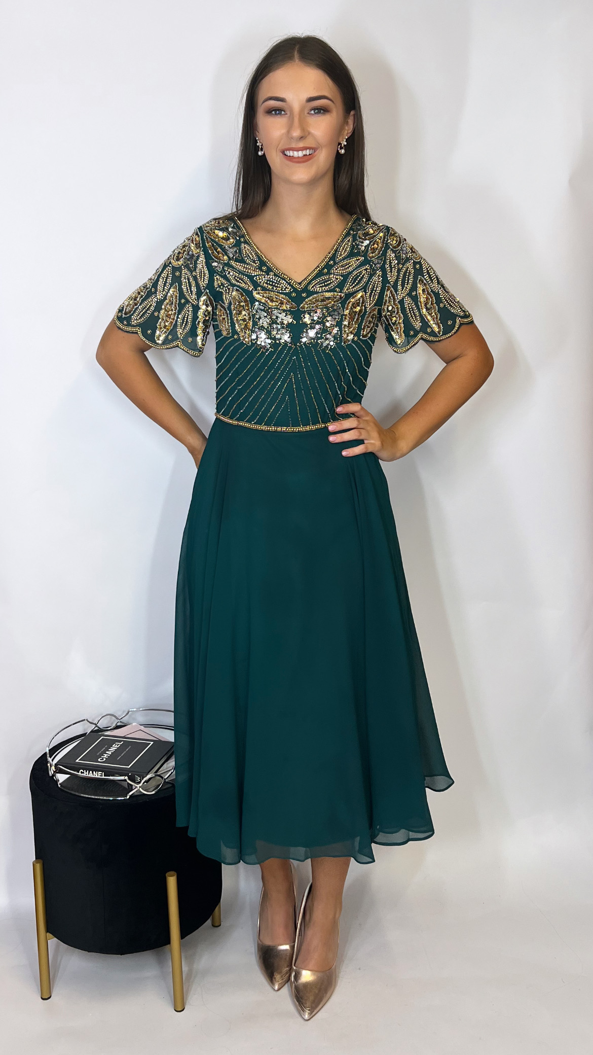 Chantal Embellished Dress - Image 4