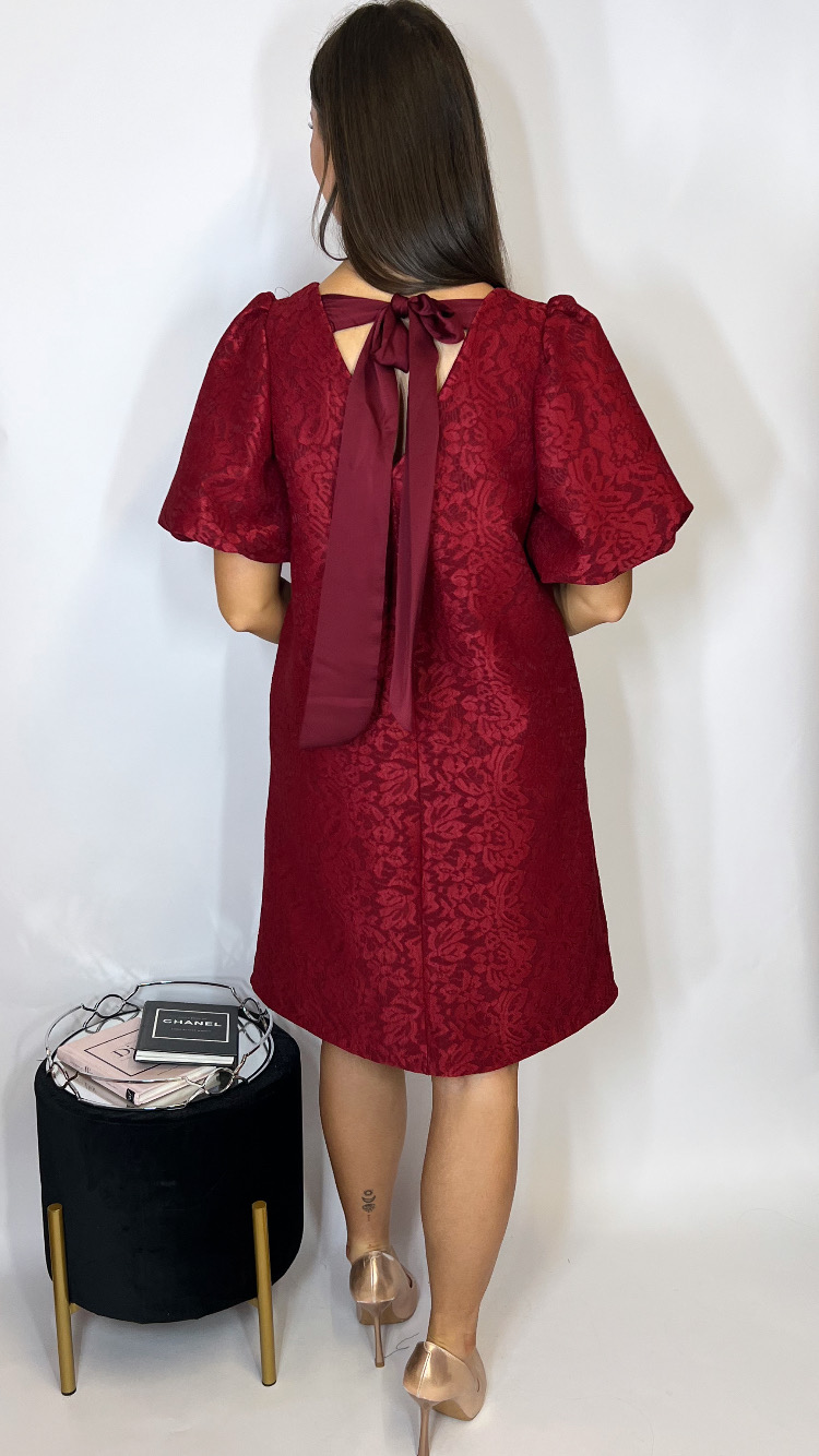 Kelly Dress Wine - Image 3