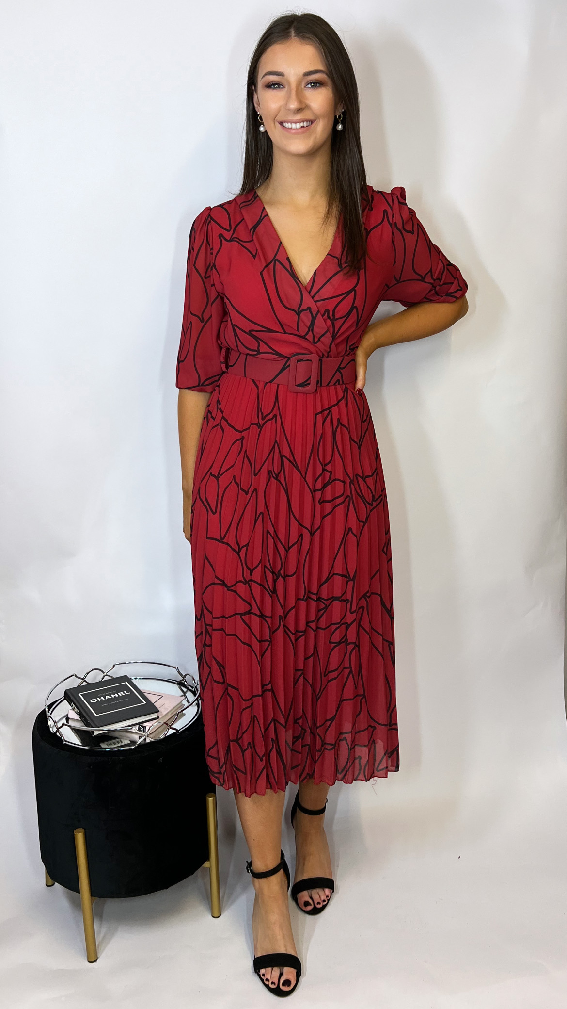Paulina Dress Rust - Image 2