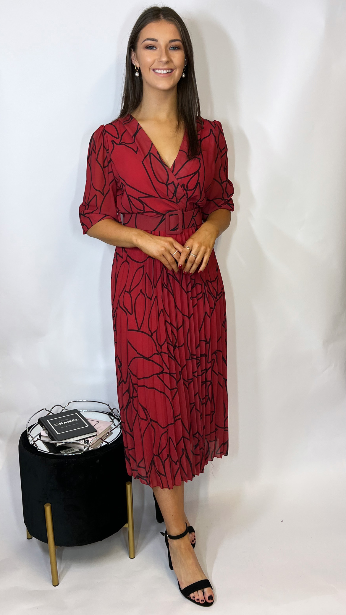 Paulina Dress Rust - Image 3