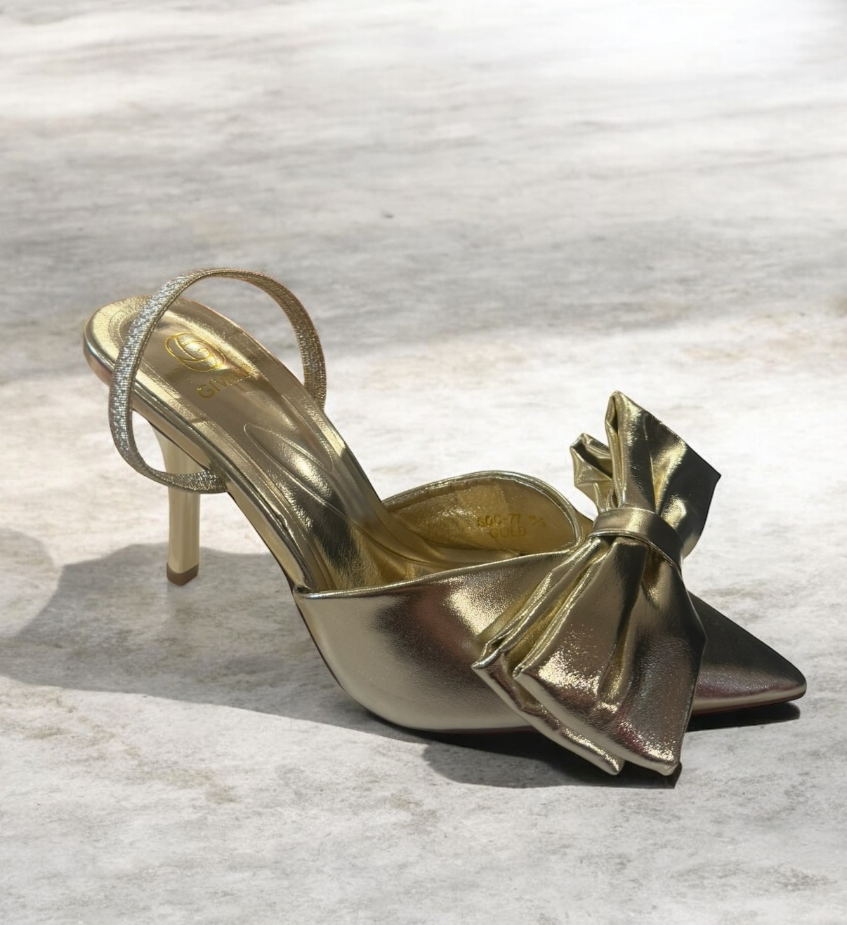 Tilly Gold Heel - Image 2