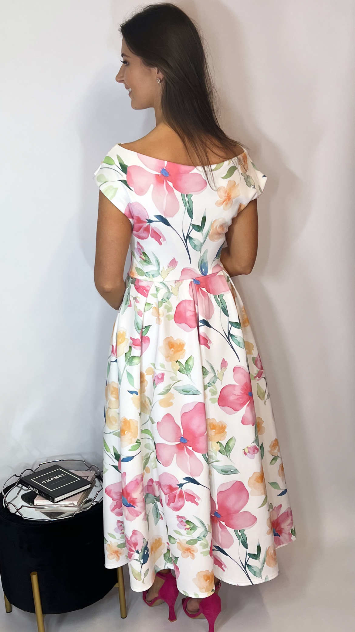 Betty Multi Floral Dress - Image 5