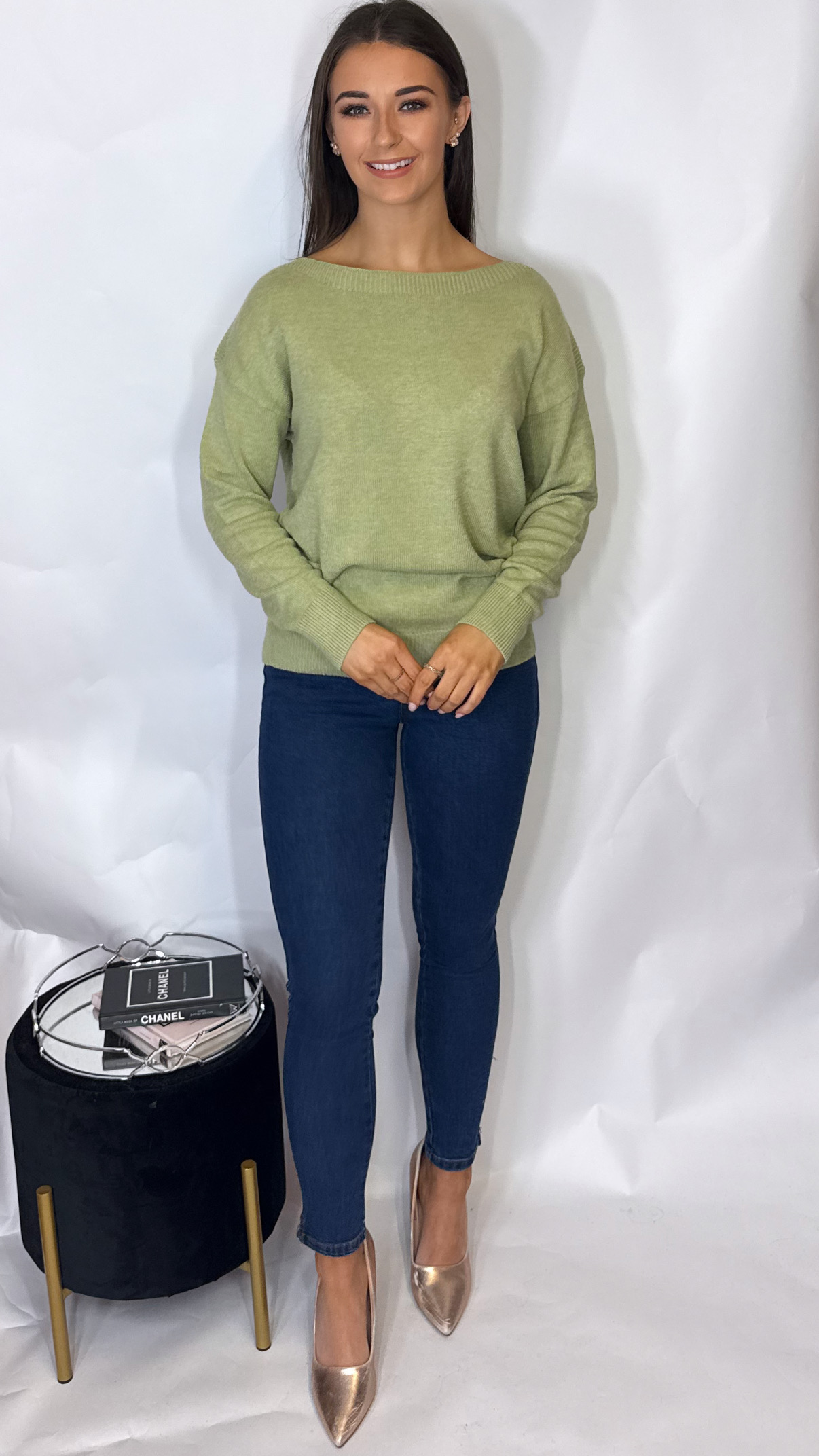 Ichi Sella Knit Sage - Image 3