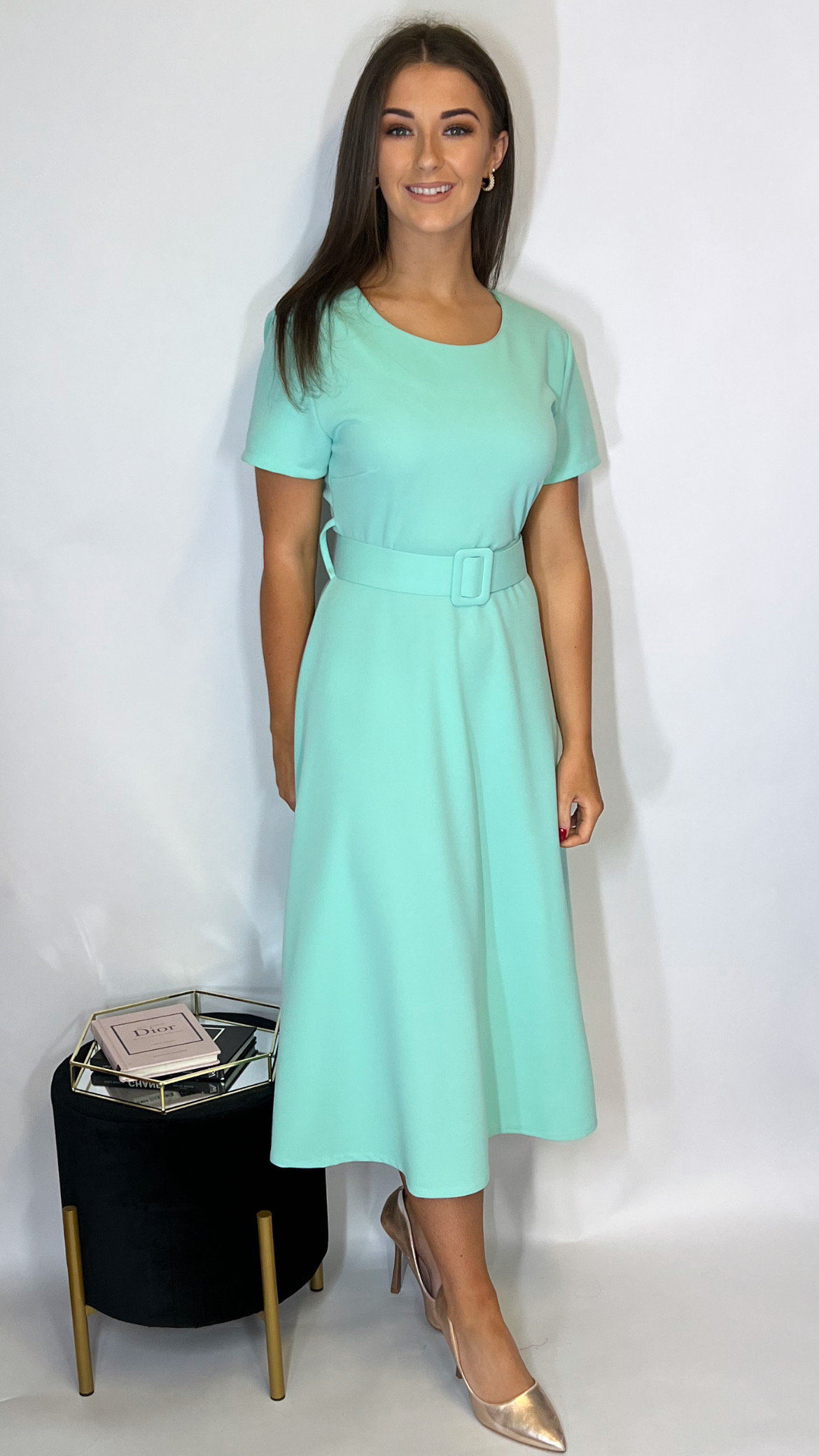 Elaine Dress Sage - Image 3