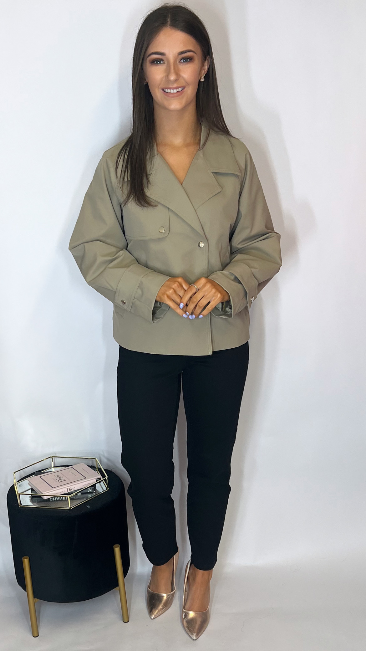 R&R Octavia Jacket- Khaki - Image 3