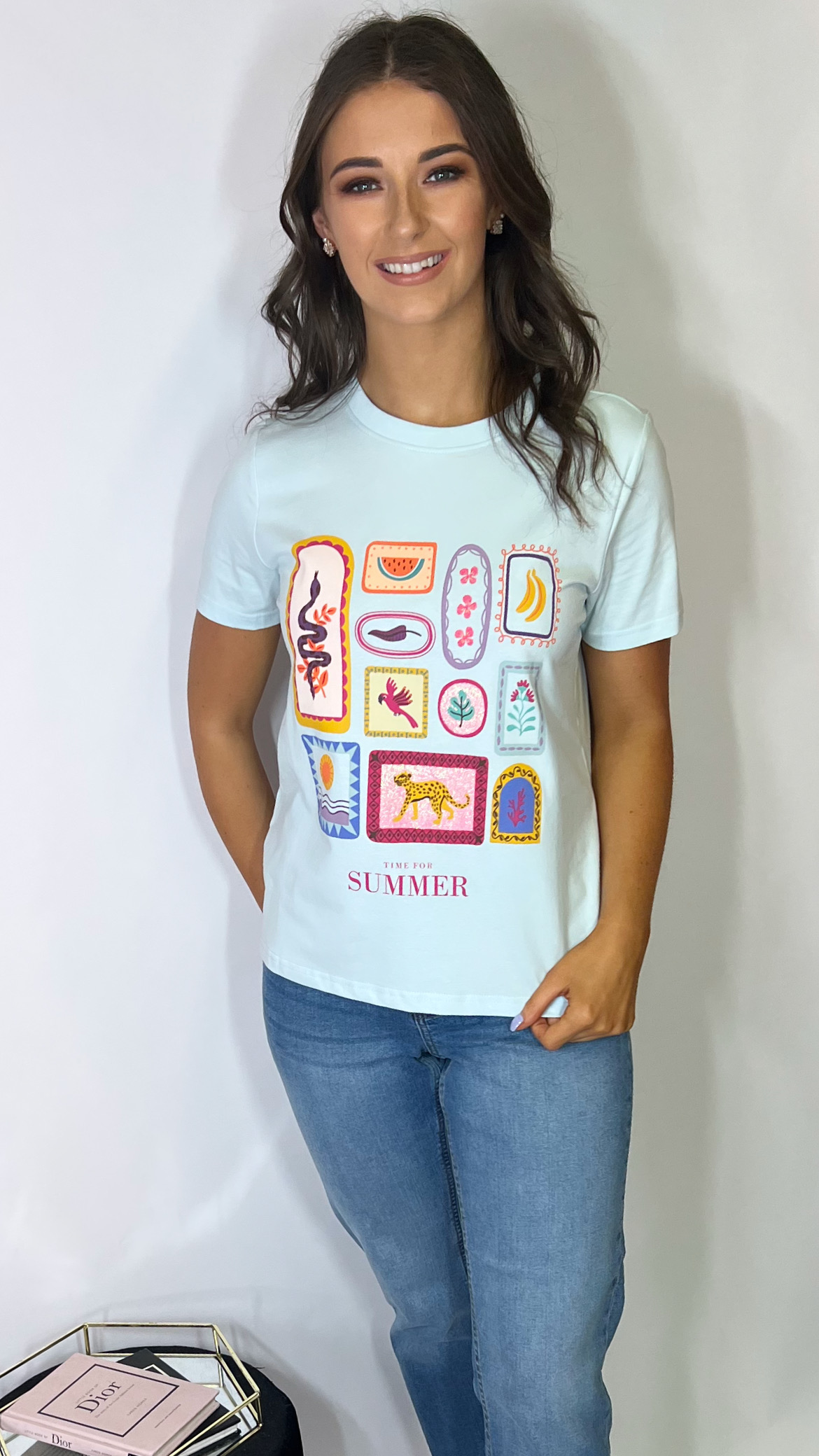 R&R Lettie T Shirt Blue