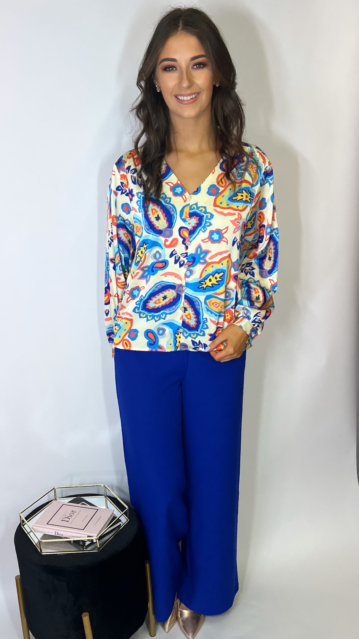 R&R Ellora Top Cobalt - Image 2