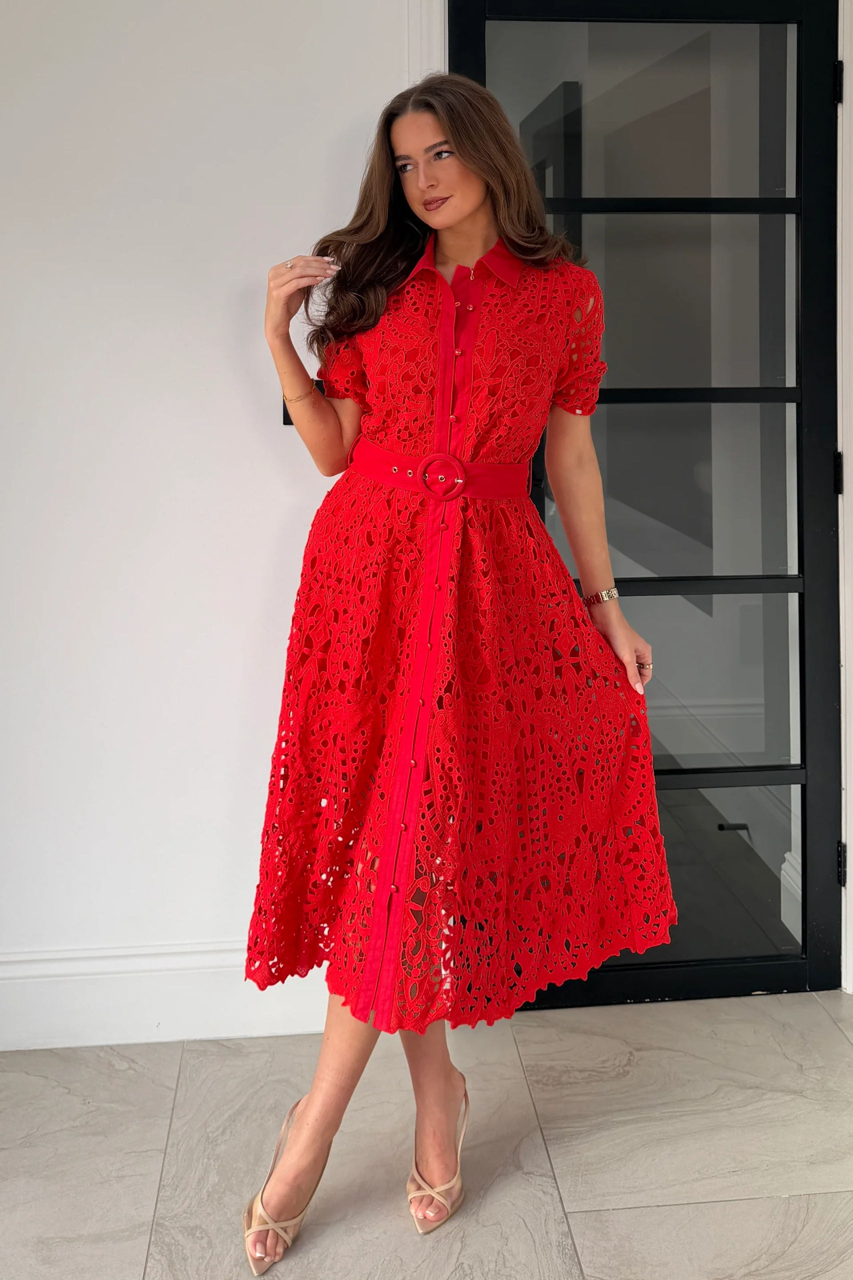 Meadow Dress Red