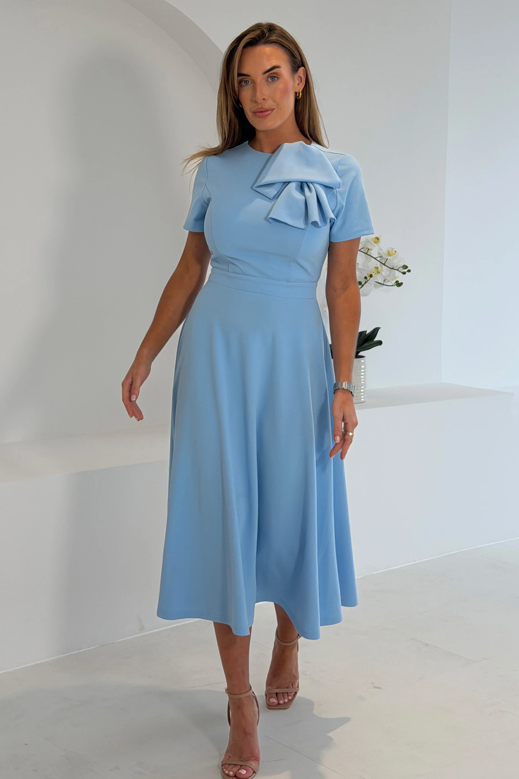 Minta Dress Powder Blue