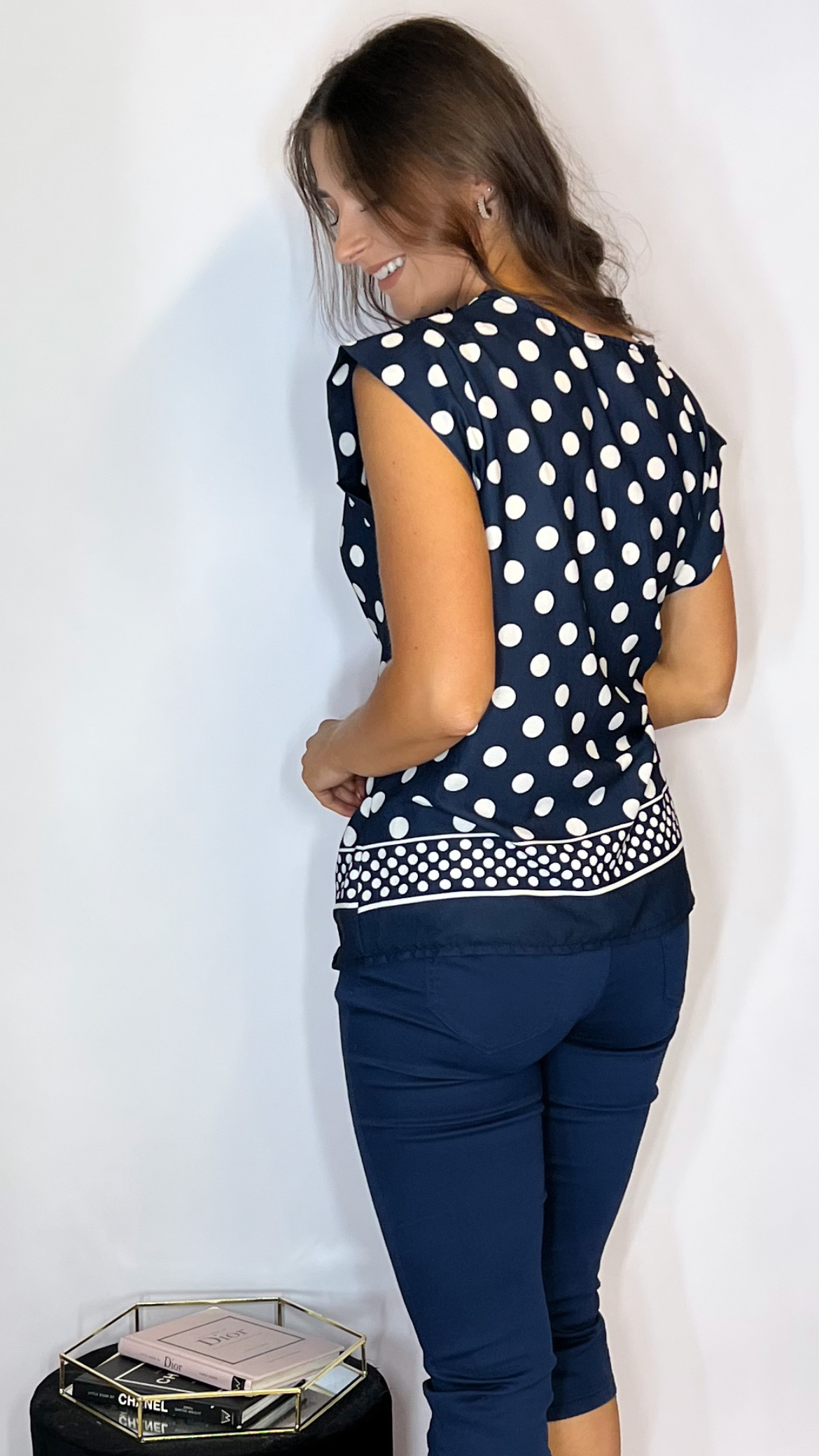 Una 3/4 Jeans Navy - Image 3