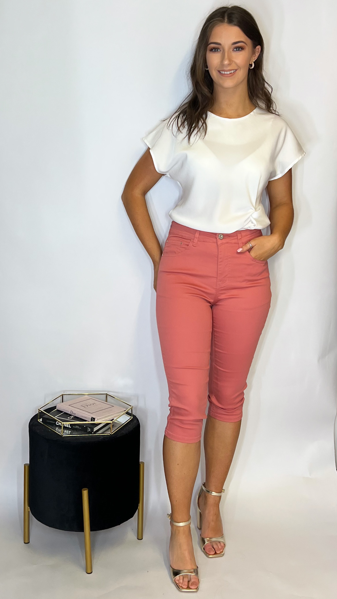 Una 3/4 Jeans Rose - Image 2