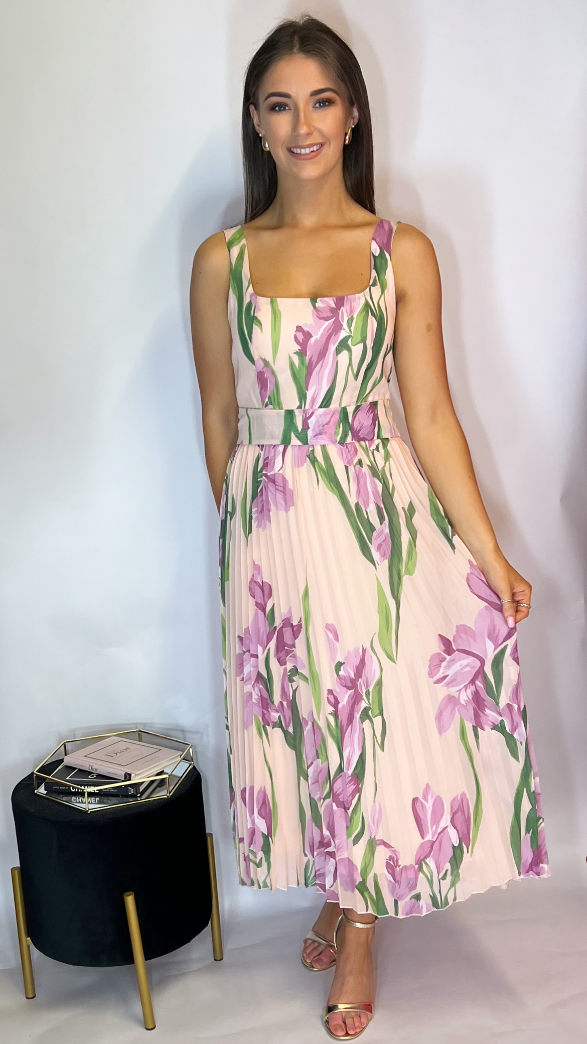 Lola Floral Dress Blush