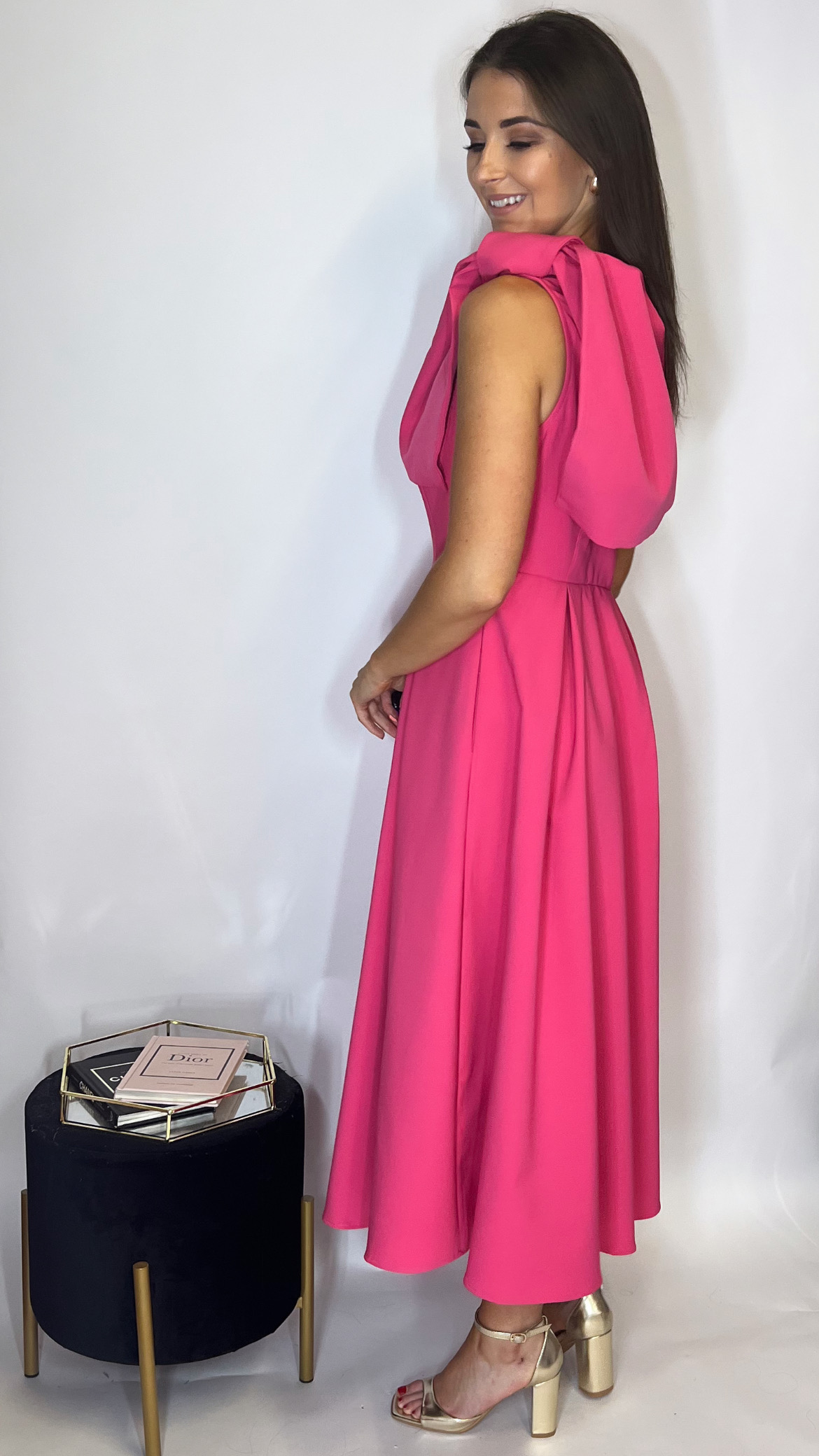 Keeley Dress Hot Pink - Image 4