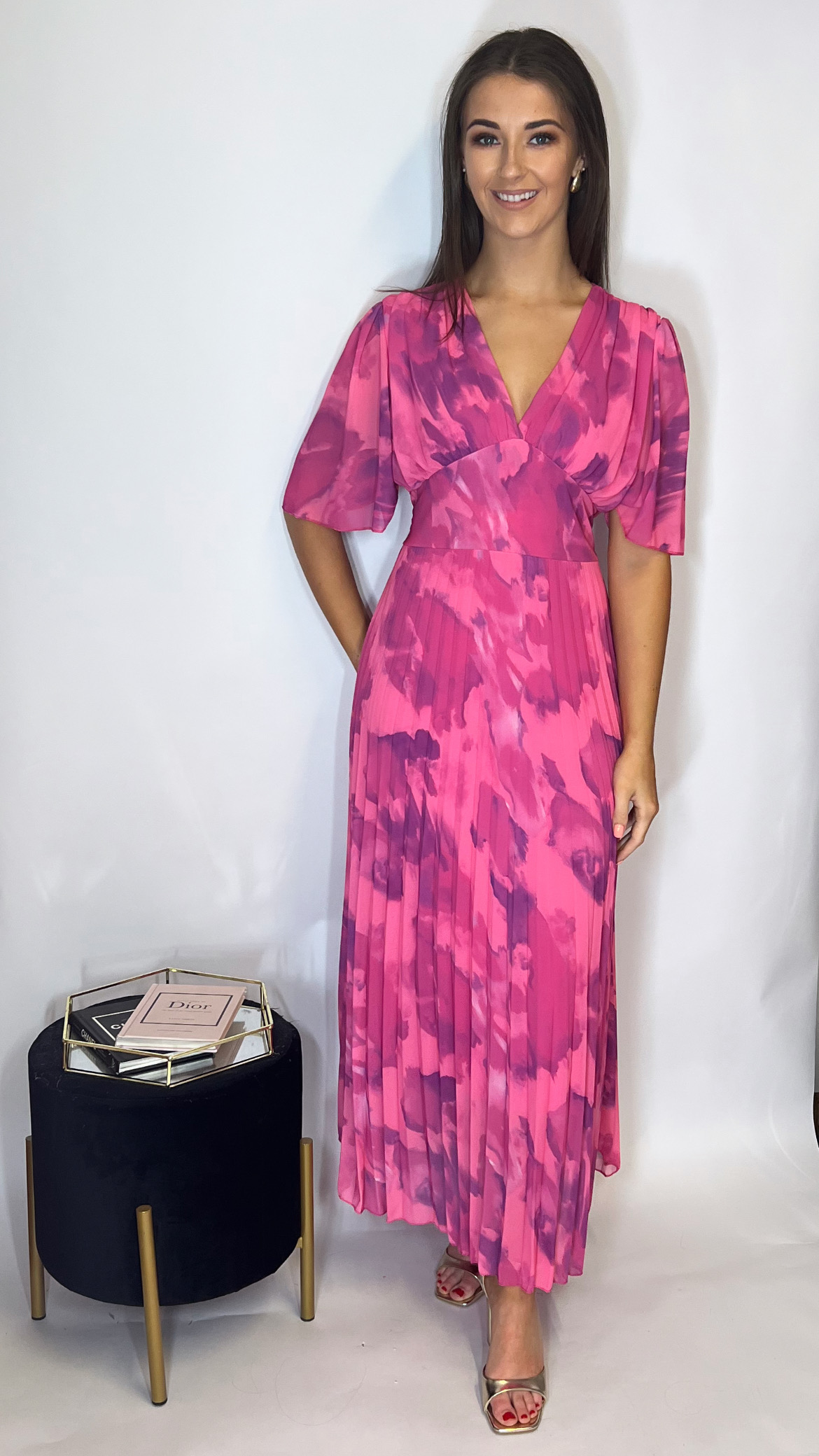 Sahara Dress Pink Bloom - Image 2