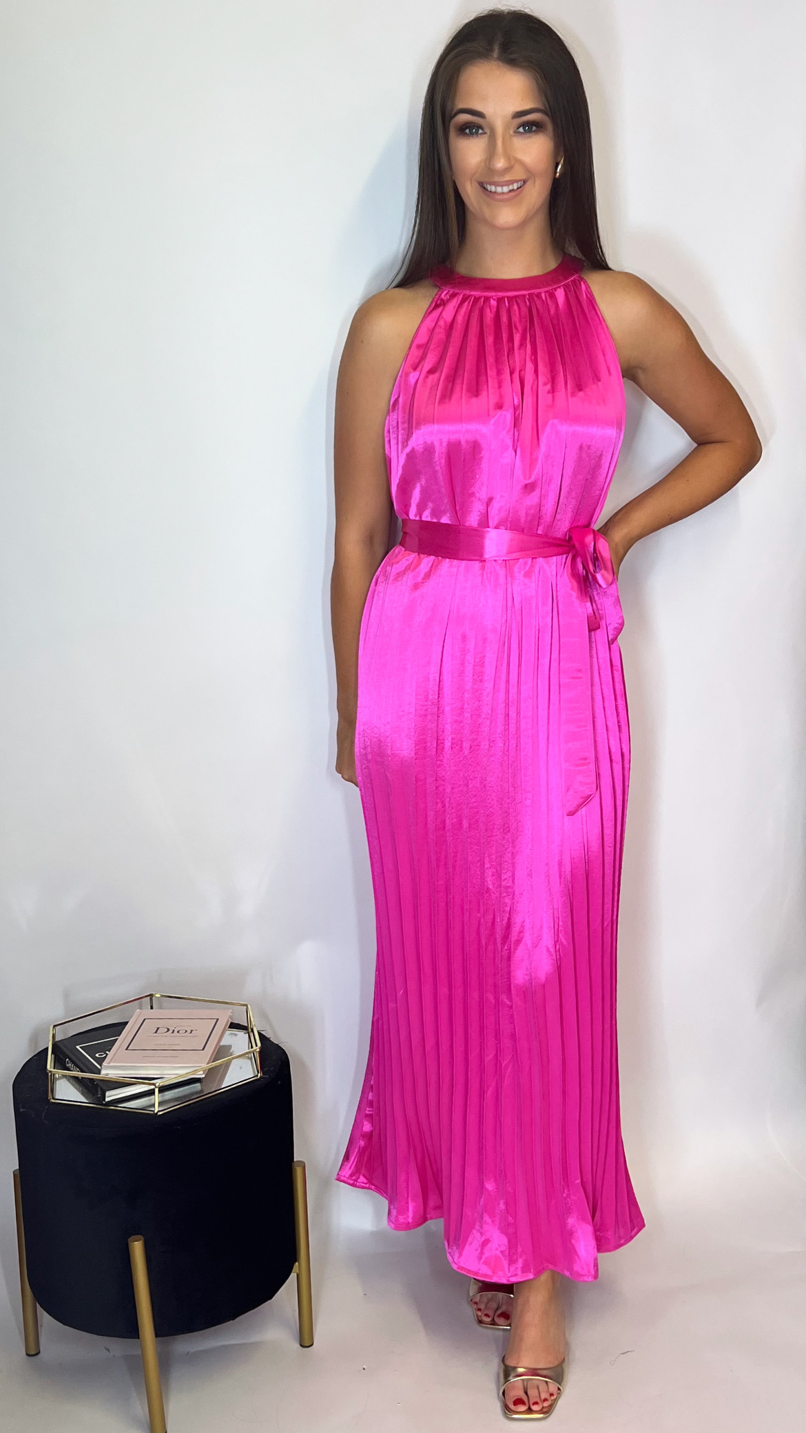 Zara Satin Maxi Dress