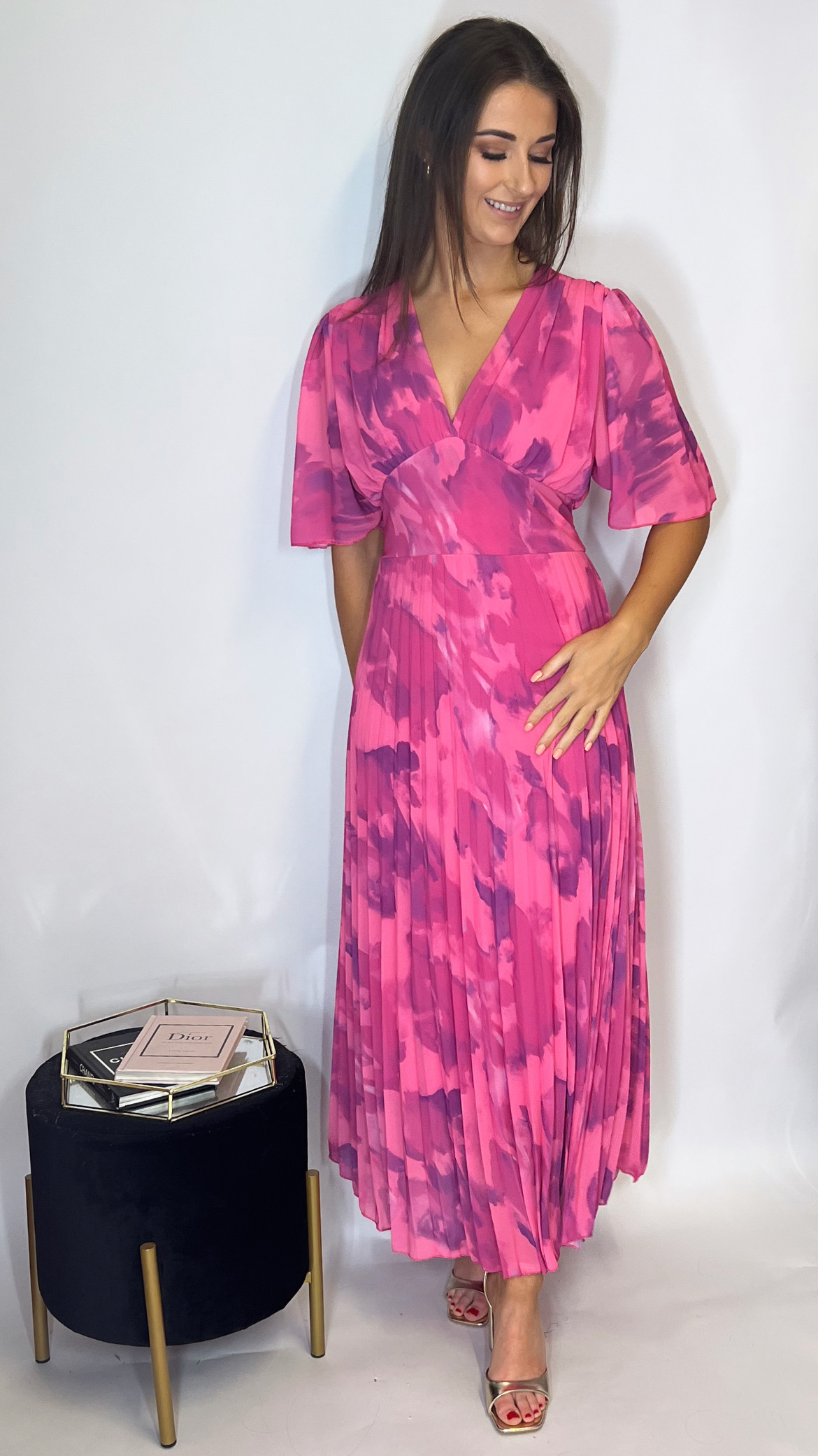 Sahara Dress Pink Bloom