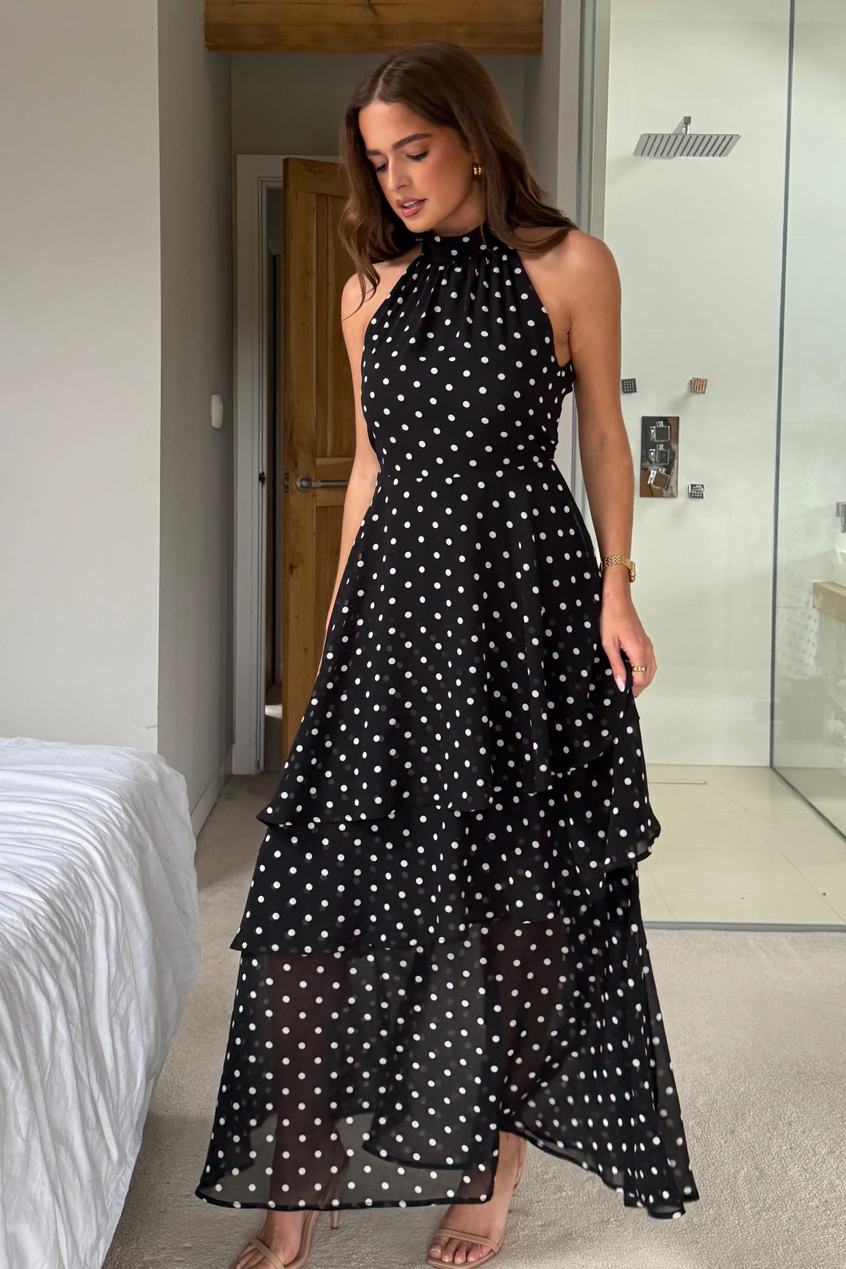 Iris Polka Dot Dress