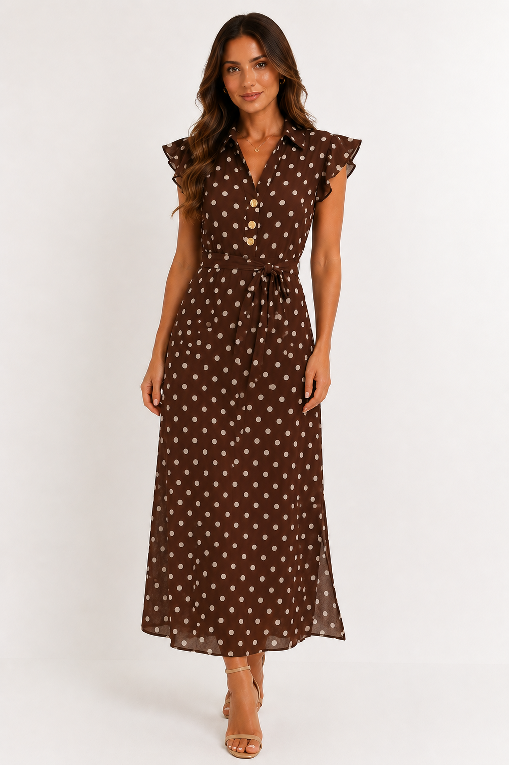 Lena Dress Brown