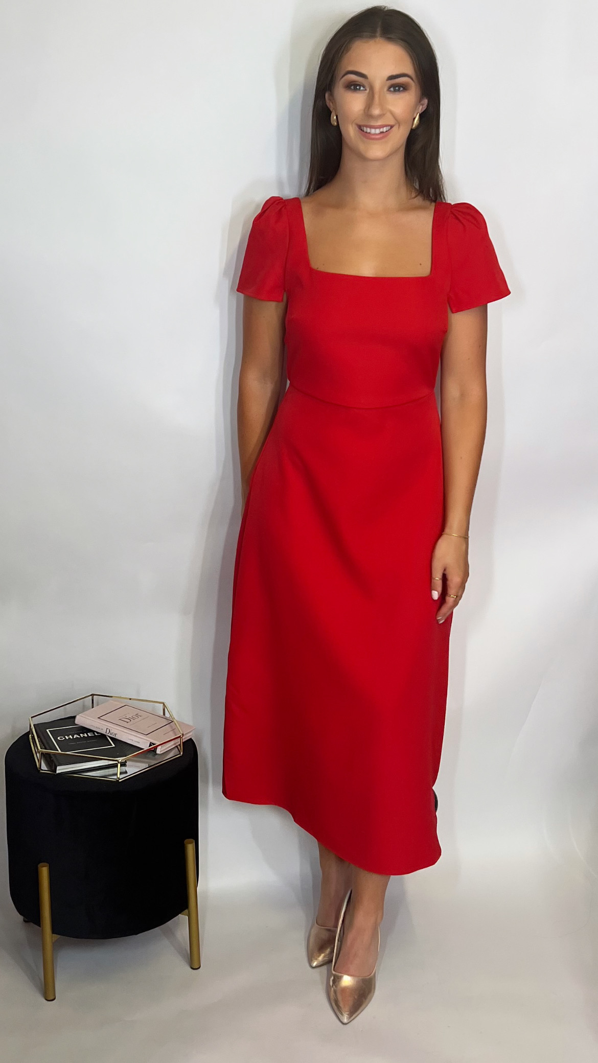 Valentina Dress Red