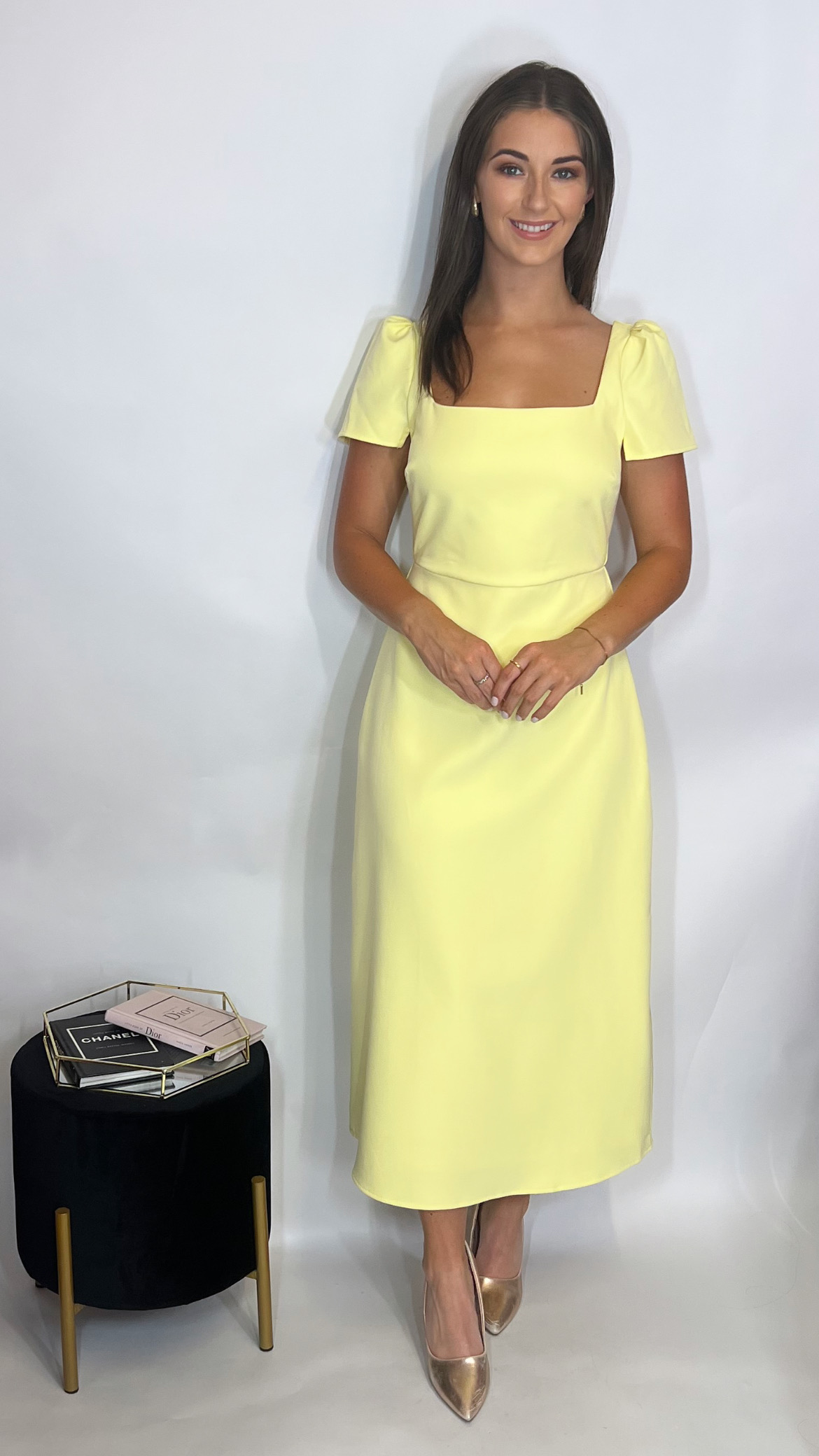 Valentina Dress Yellow - Image 2