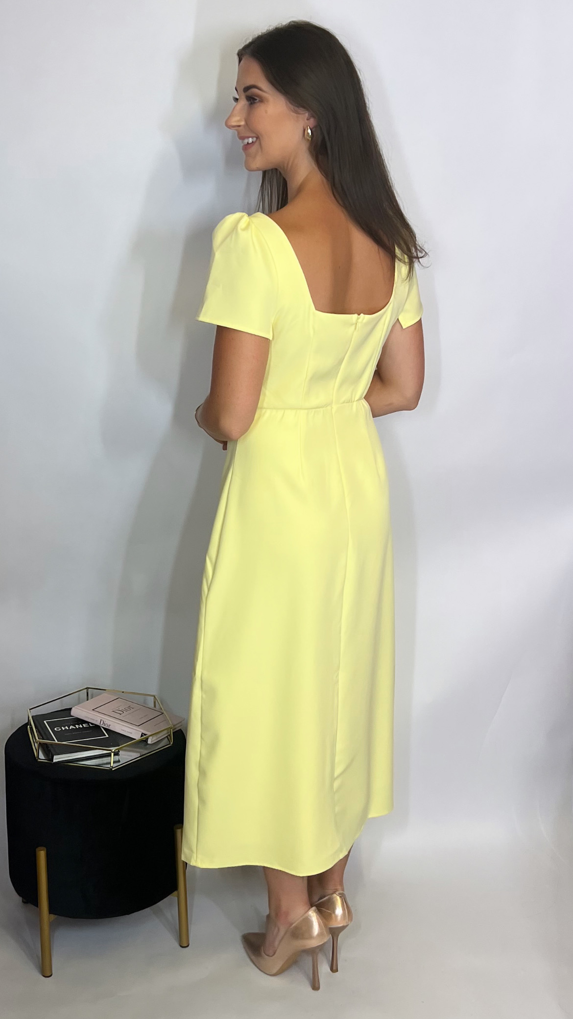 Valentina Dress Yellow - Image 3
