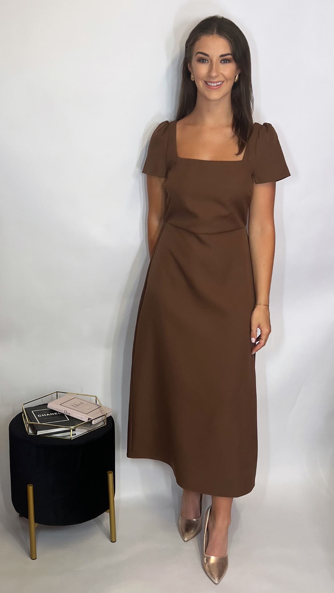 Valentina Dress Brown