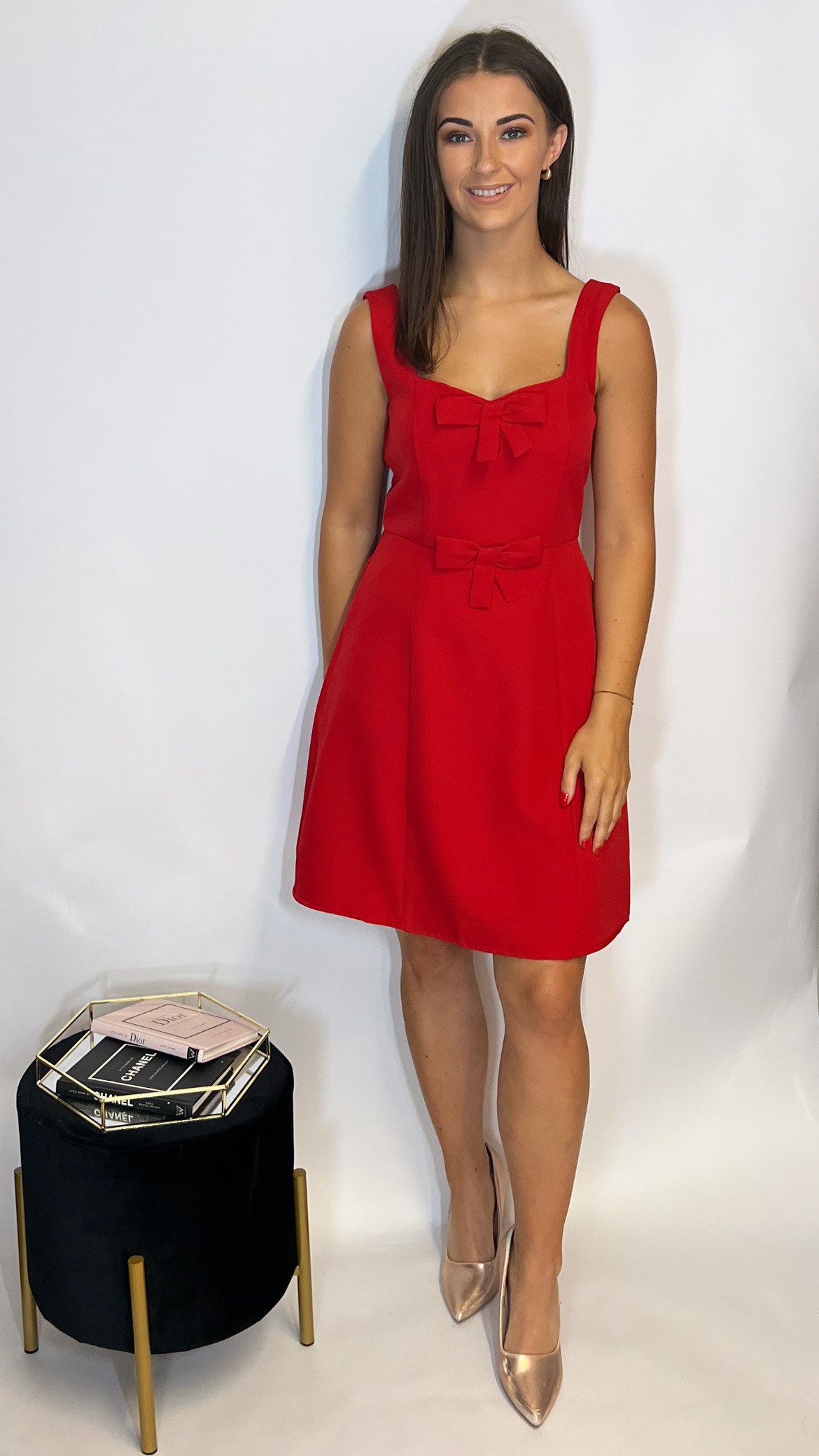 Nola Dress Red - Image 4