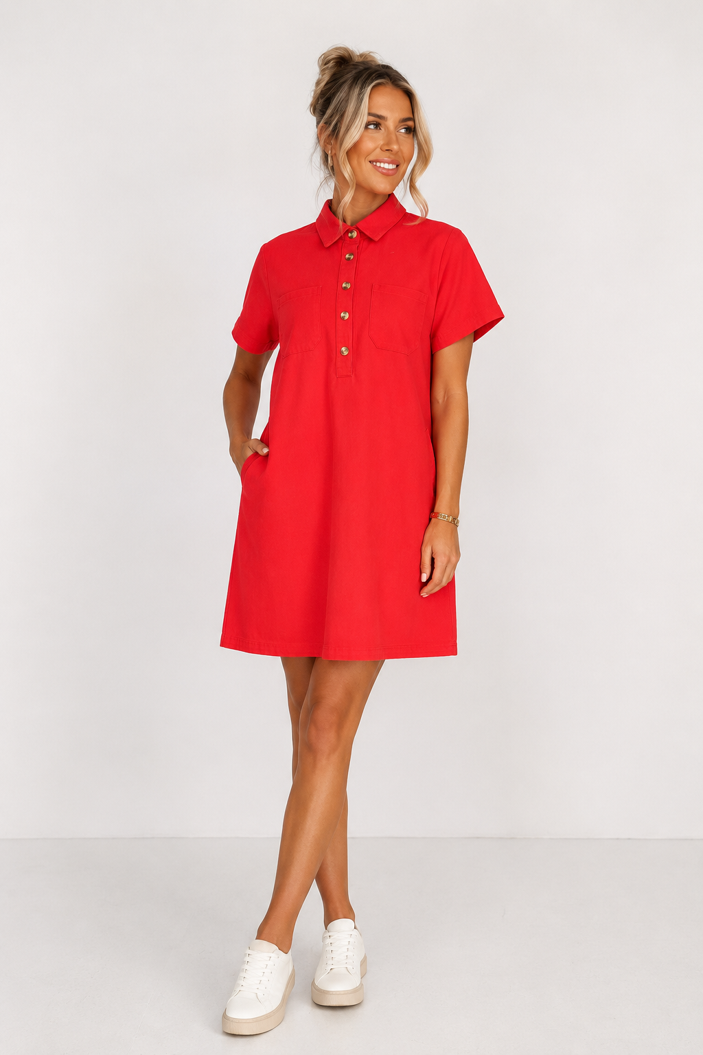 India Dress Red