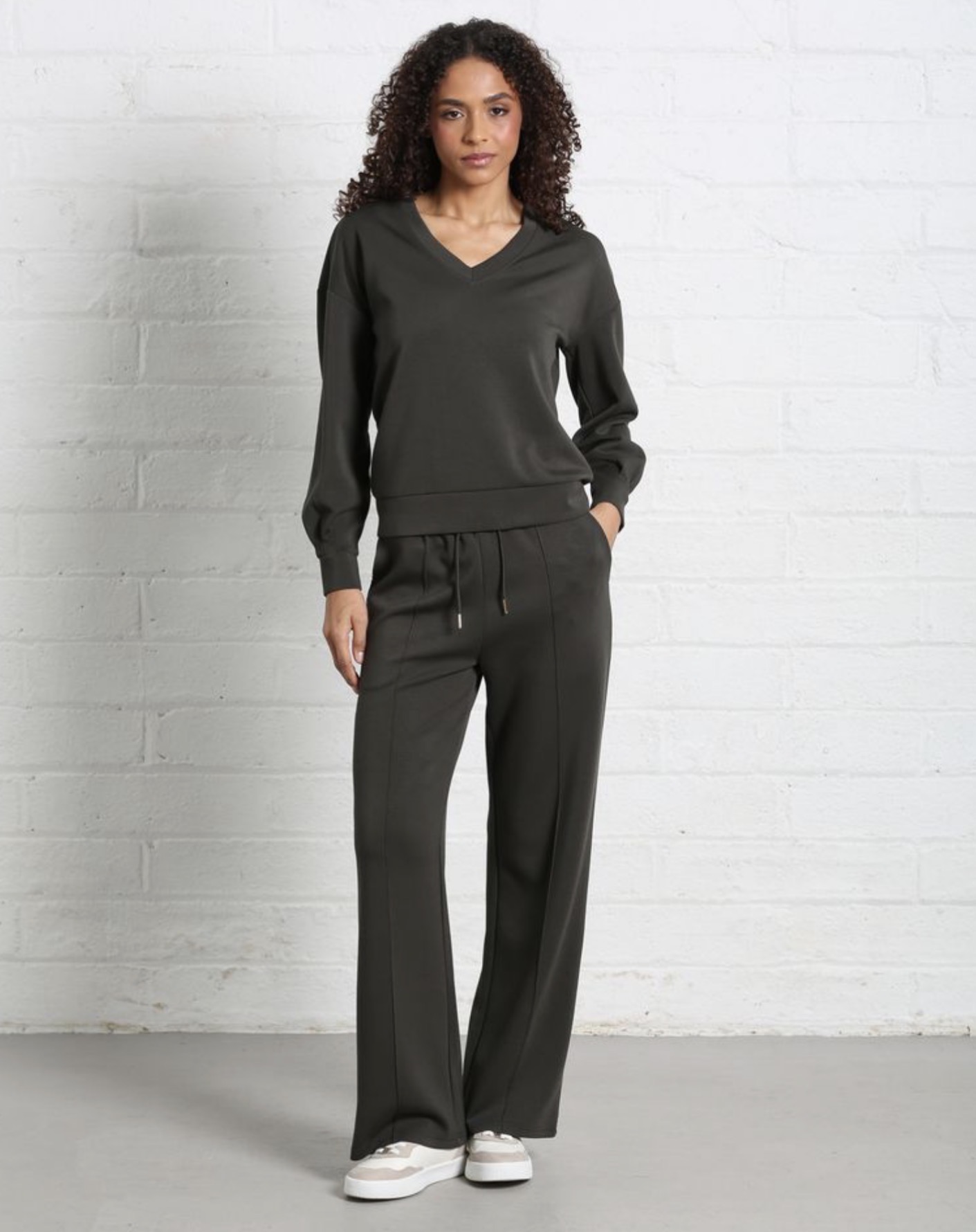 R&R Elara Sweater Khaki