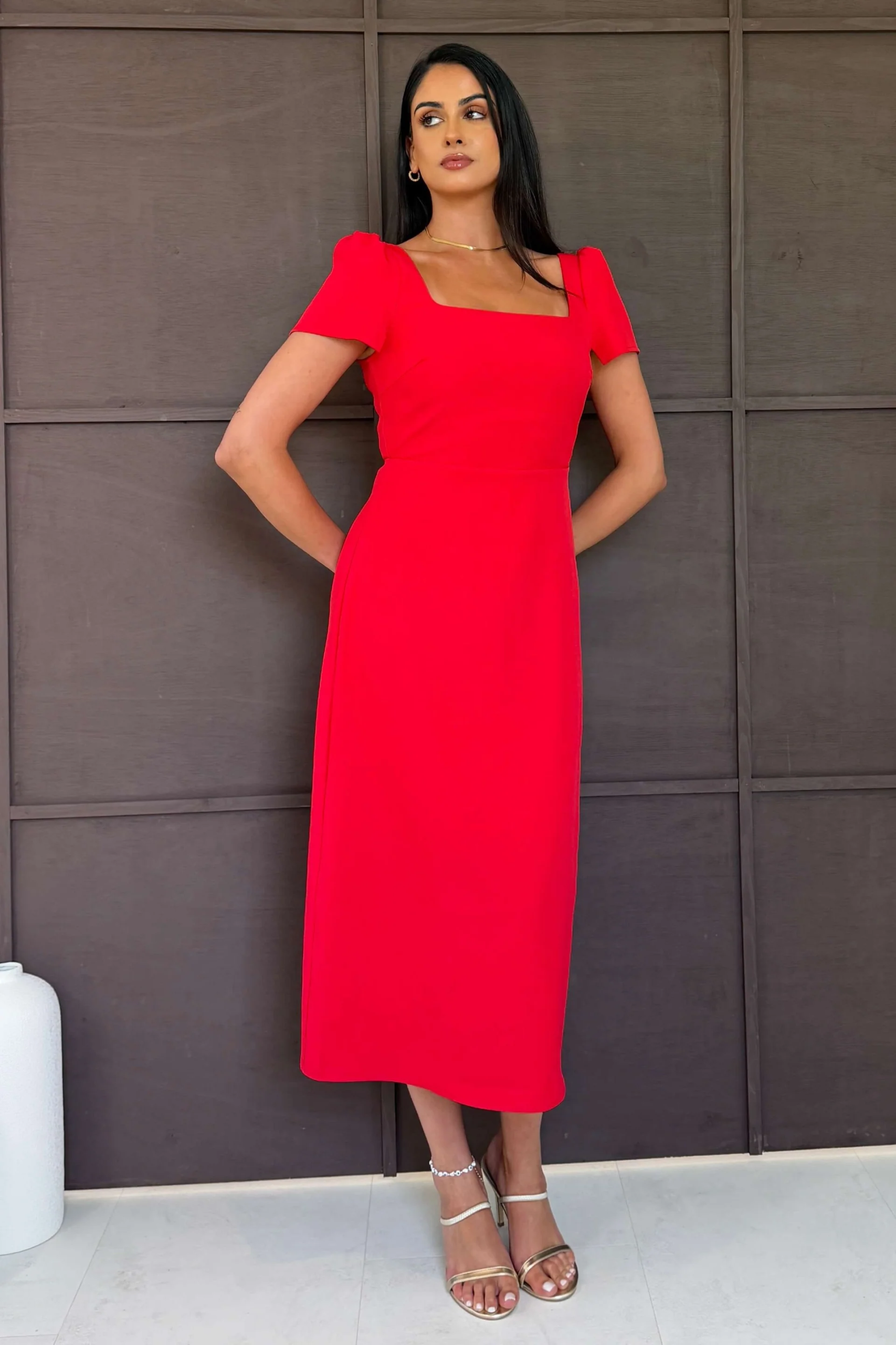 Valentina Dress Red
