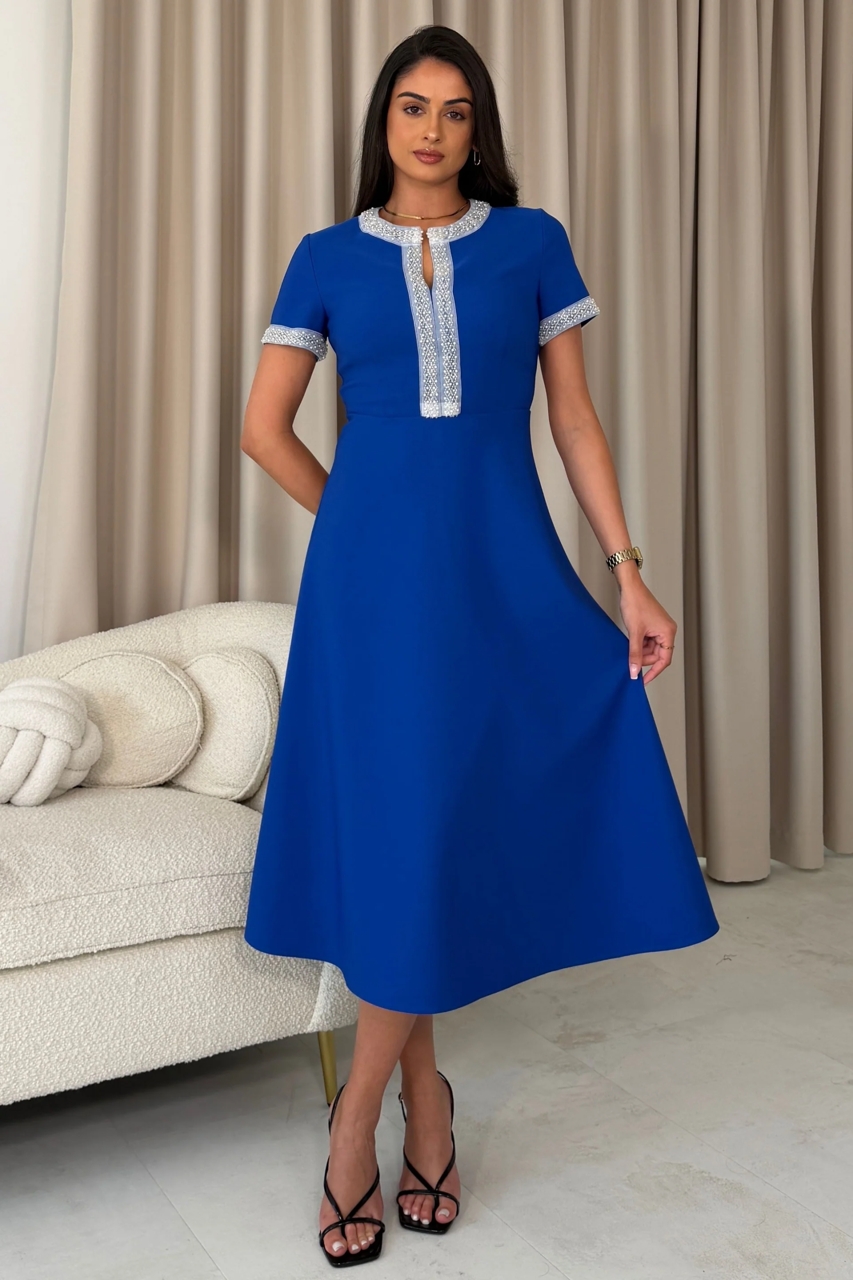 Natalie Dress Cobalt