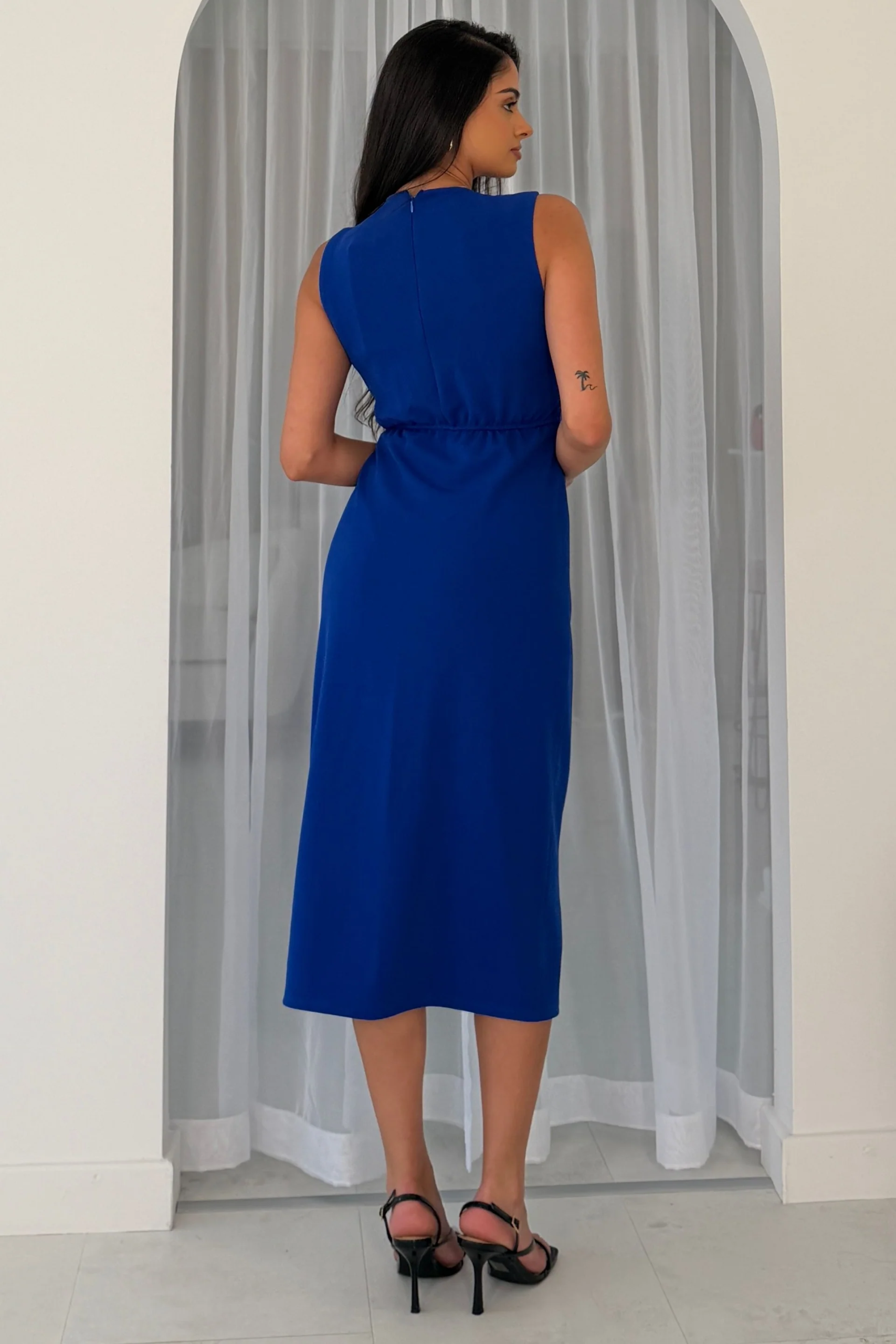 Louisa Dress Cobalt - Image 3