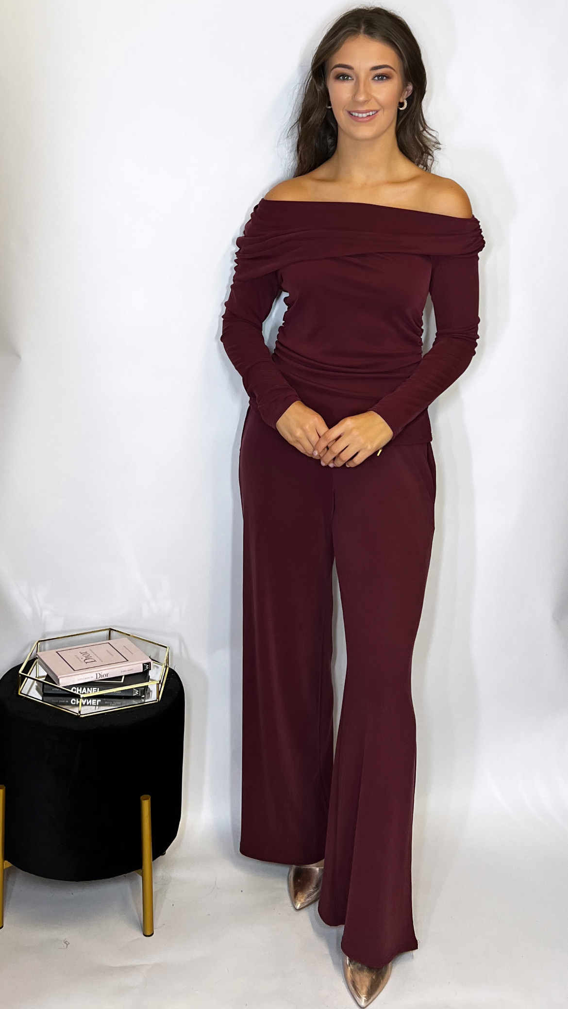 Jay Trousers Wine - Image 3