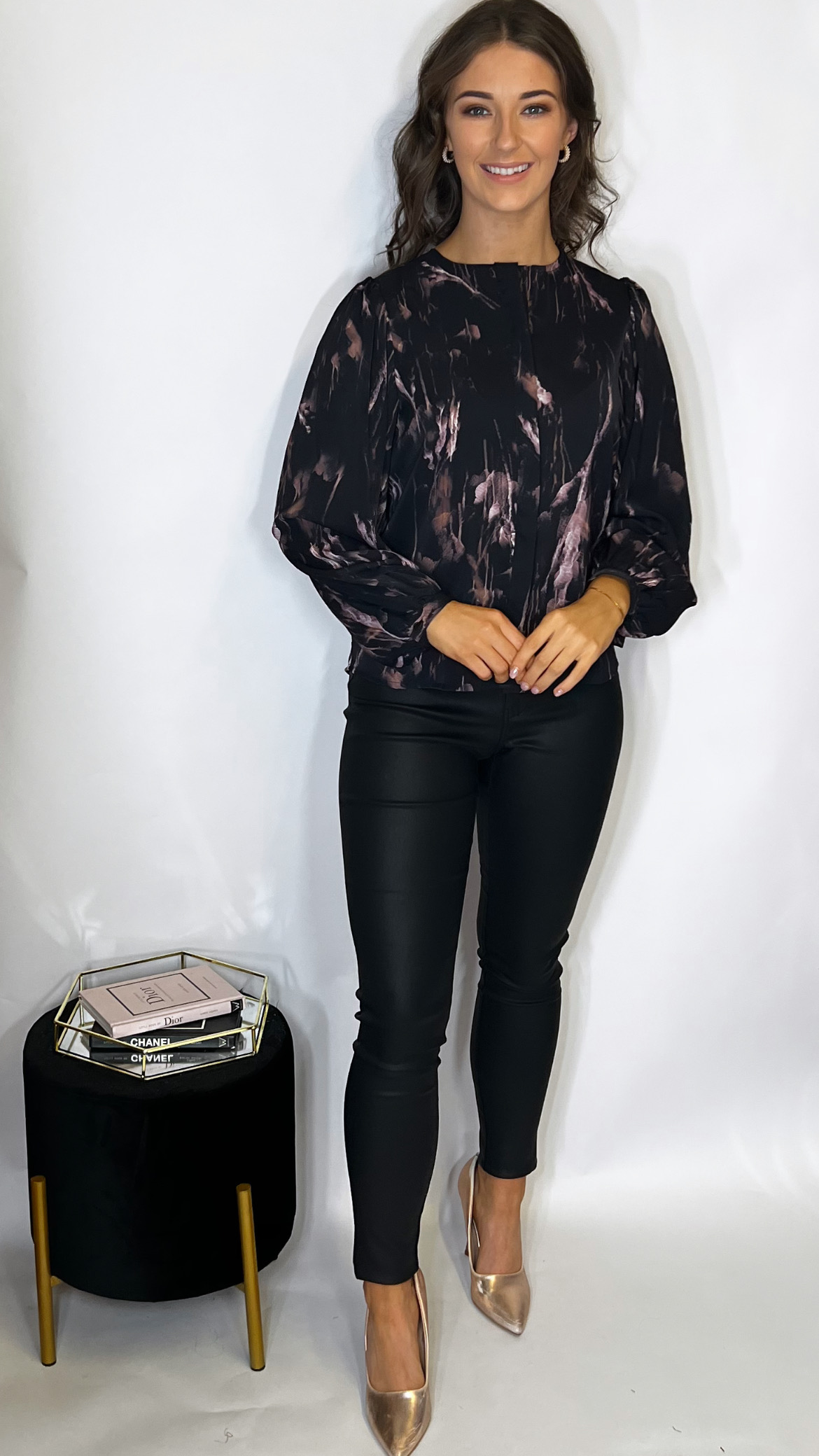 R&R Naomi blouse Black - Image 2