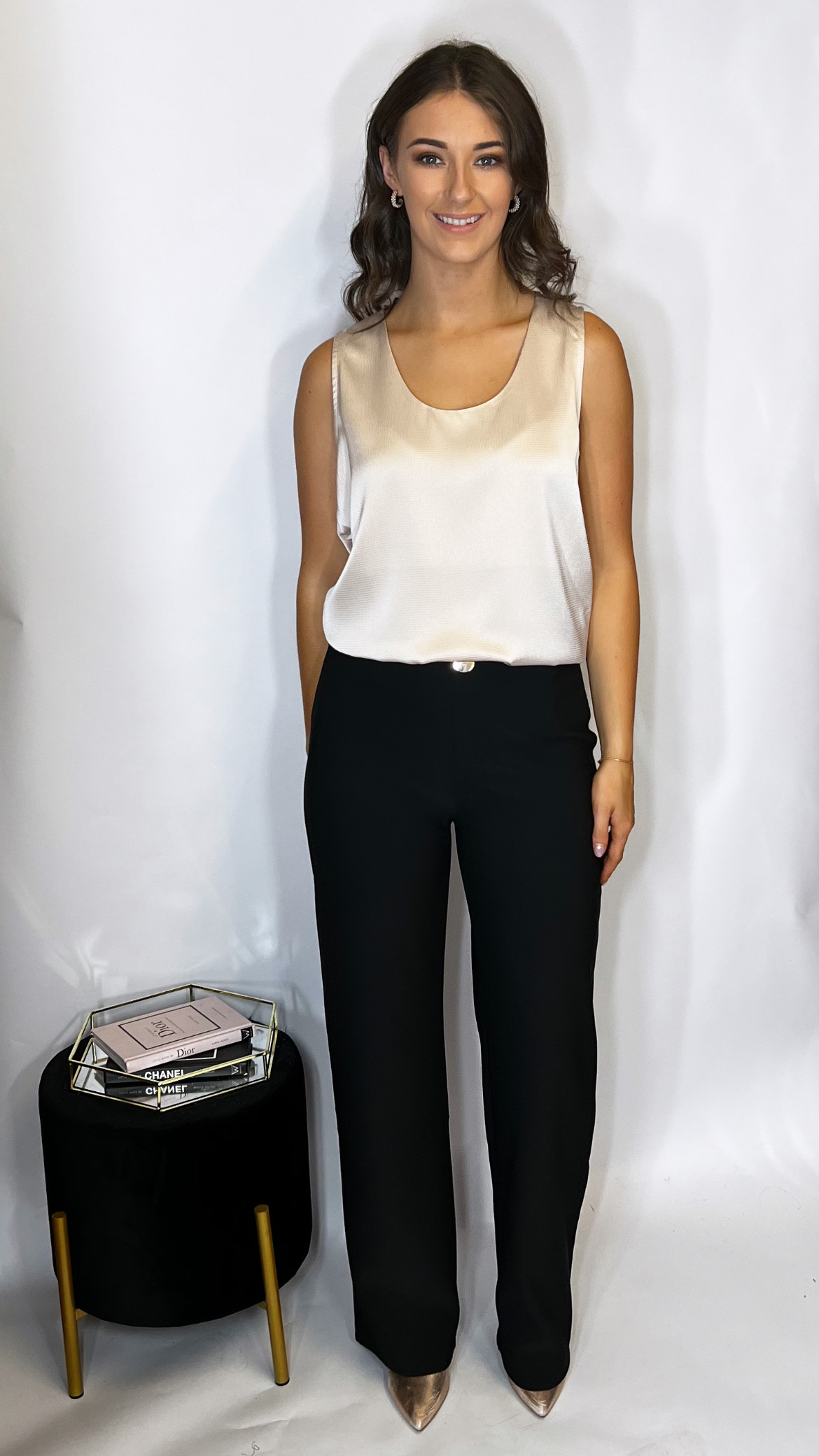 R&R Emma Top Champagne