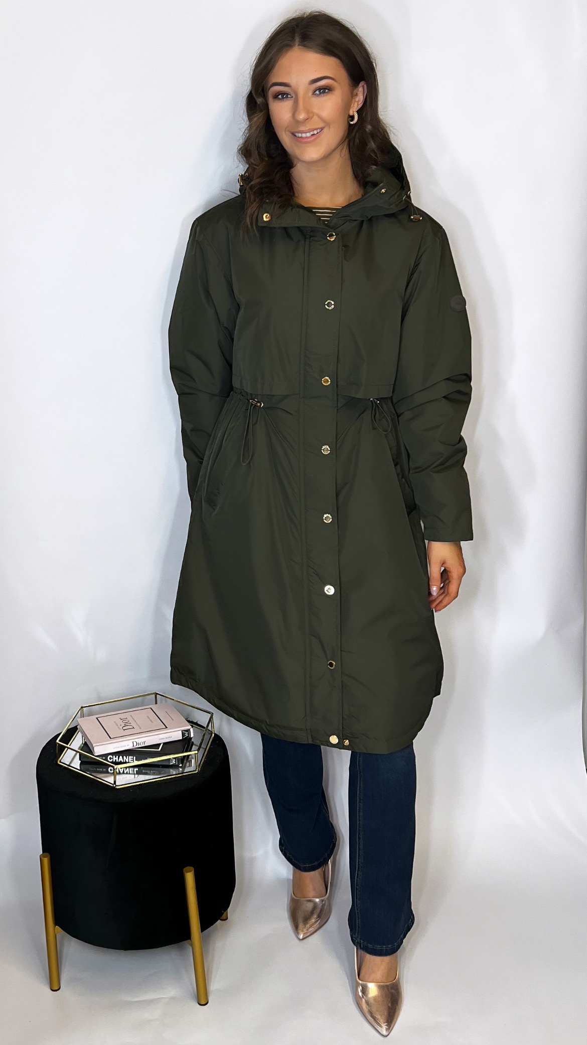 R&R Becca Coat Khaki - Image 4