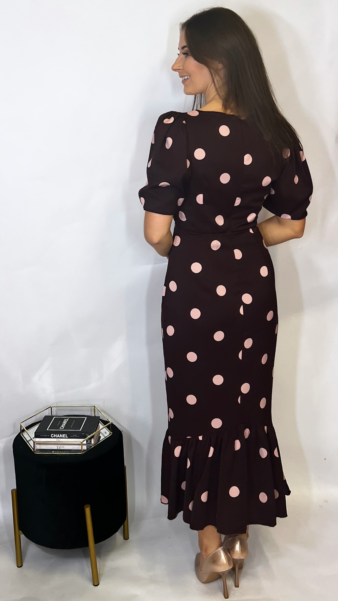 Jennifer Dress Wine - Image 2