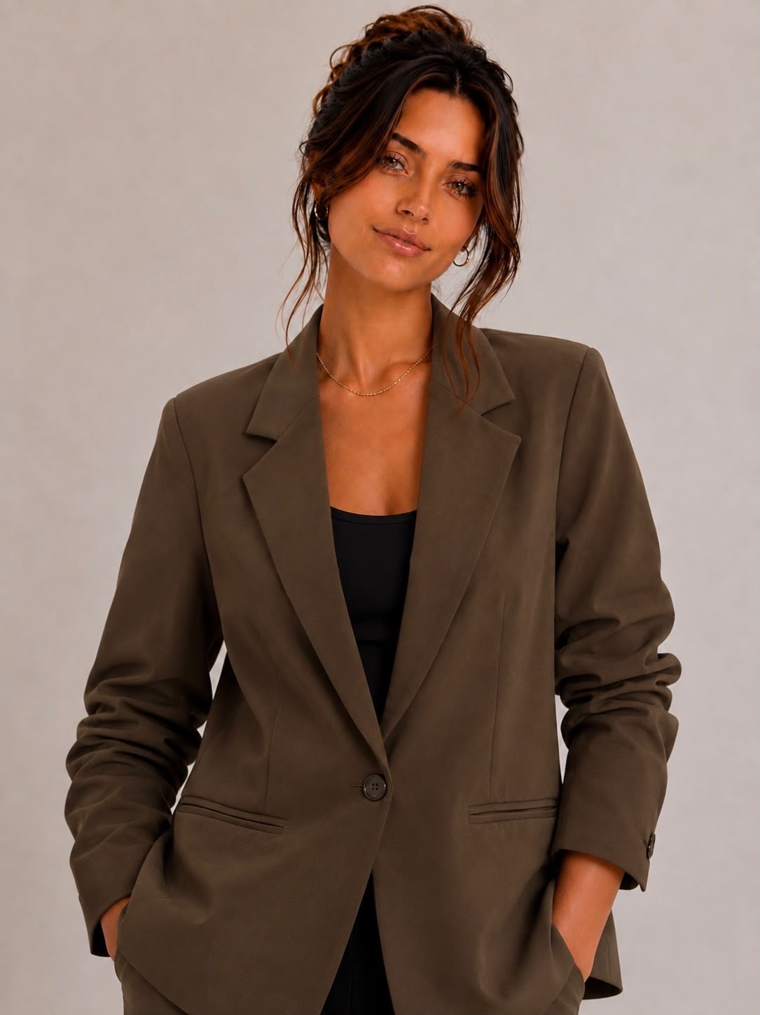 Nola Blazer Brown