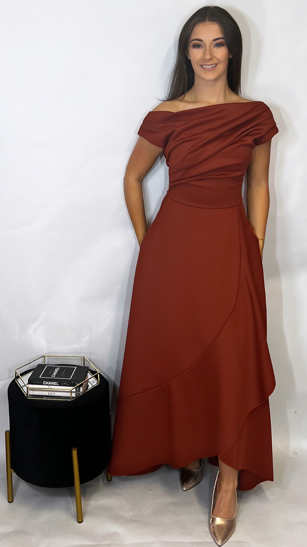 Florie Dress Rust
