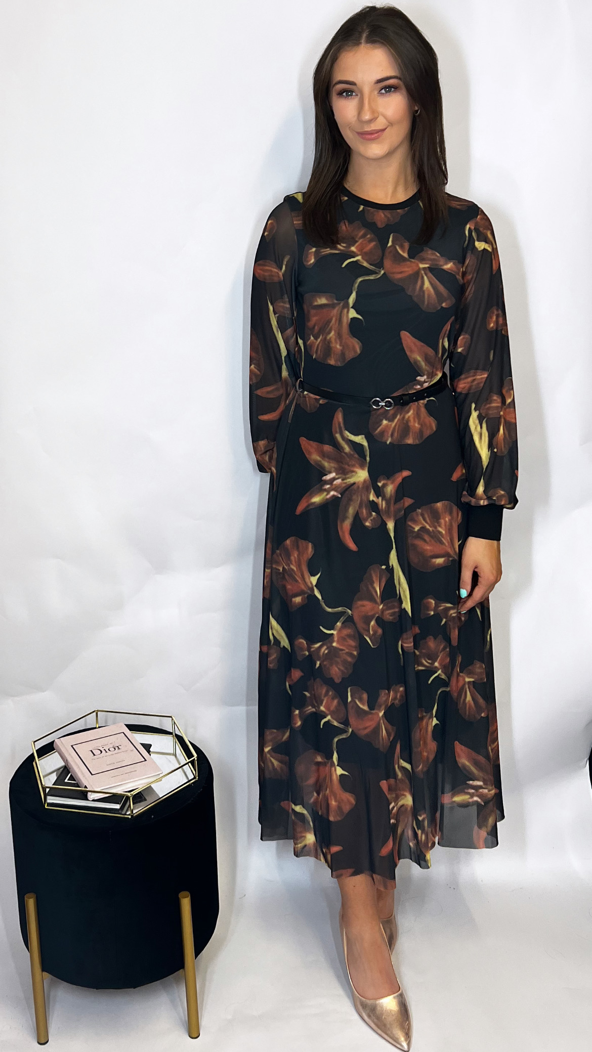 R&R Lillian Dress Black - Image 3