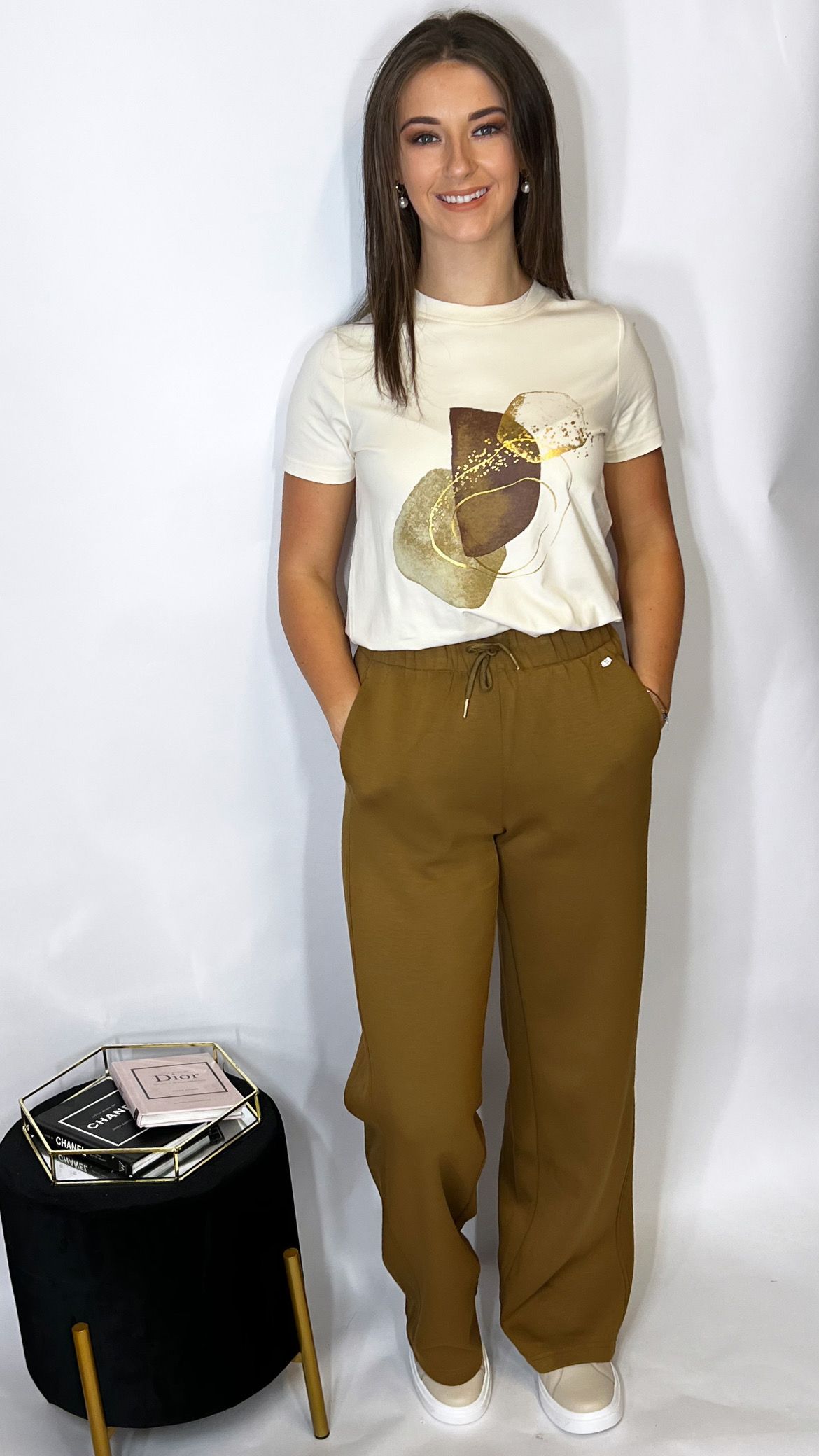 R&R Cora Joggers Olive Short - Image 3