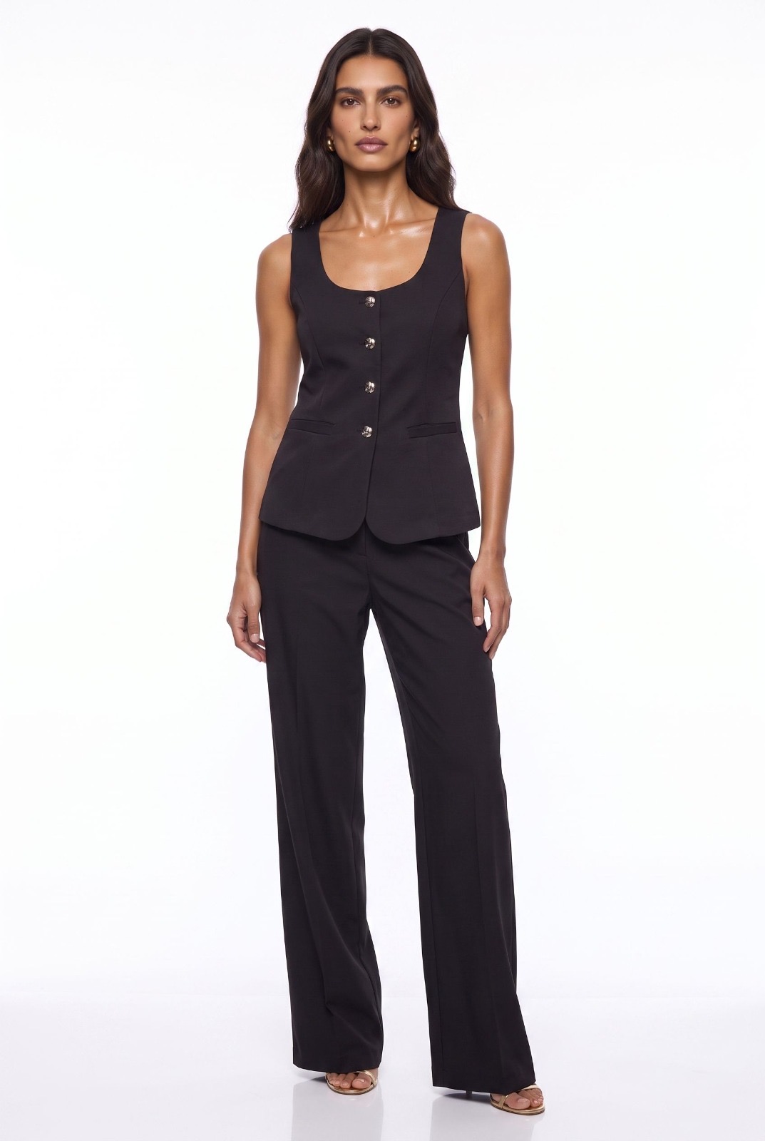 Elara Black Trousers