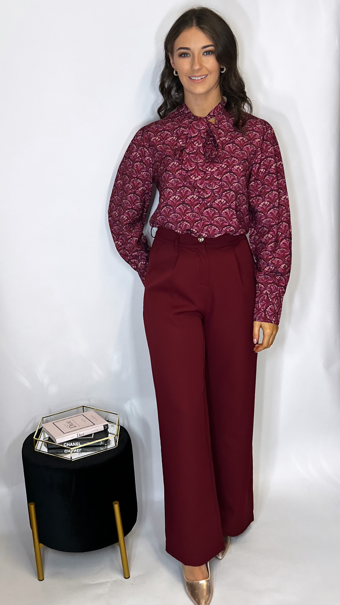 Rant&Rave Isabella Blouse Wine - Image 2