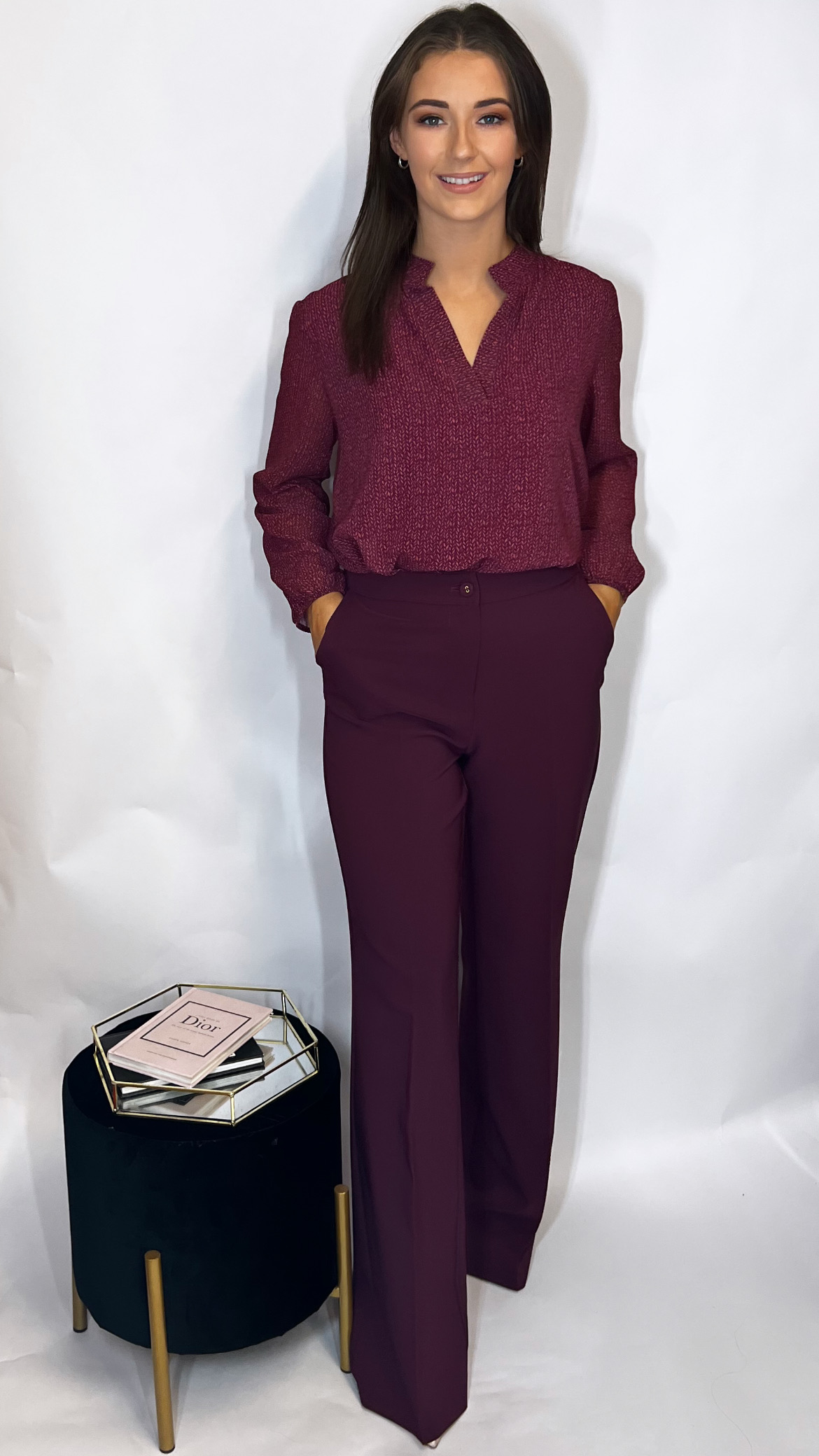 Palermo Pant Mulberry - Image 2