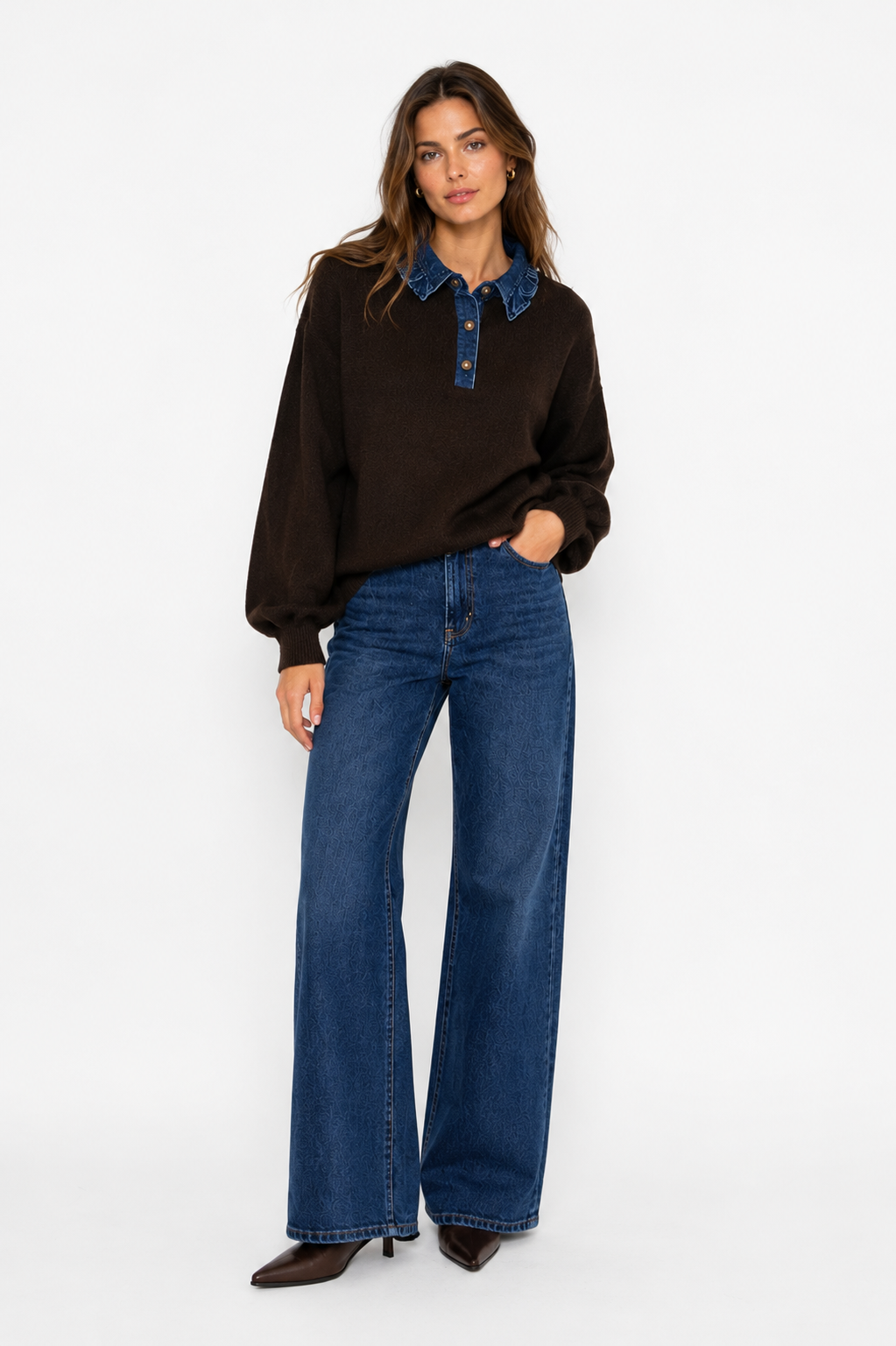 Ottilie Jumper Brown