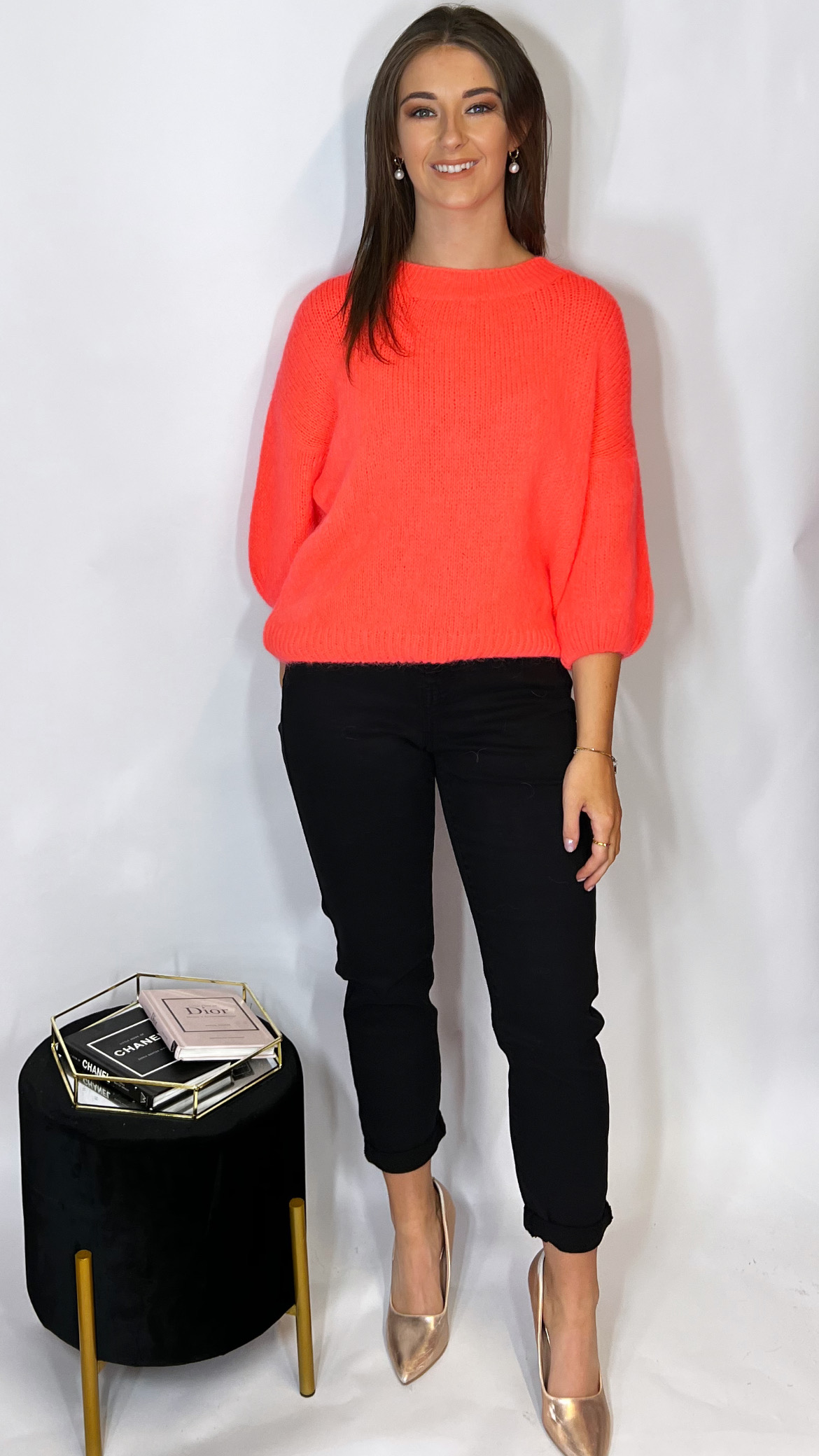 Marnie Knit Orange - Image 4